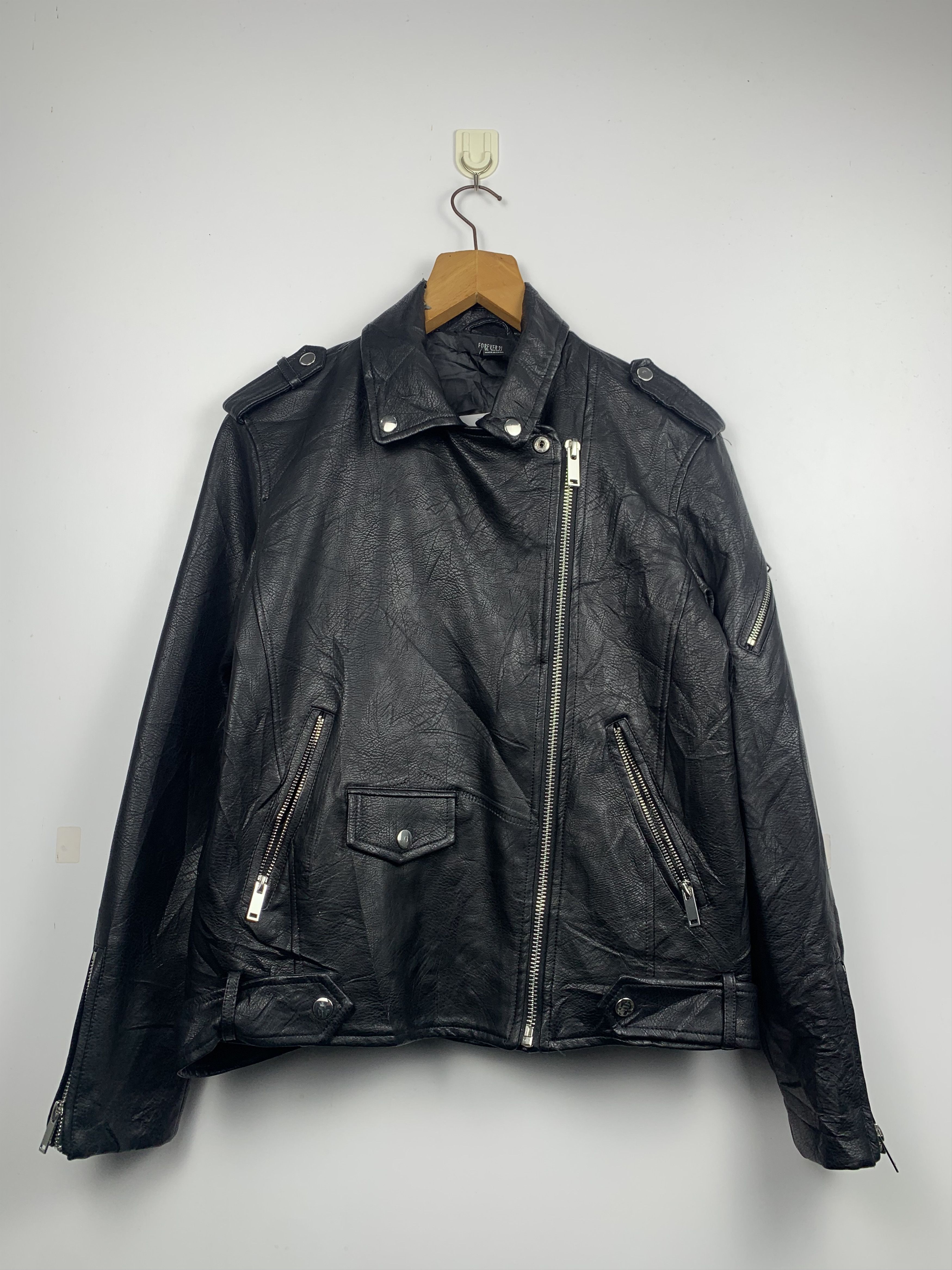 Forever 21 Forever 21 Leather Punk Jacket J1166 Size US S / EU 44-46 / 1 - 1 Thumbnail