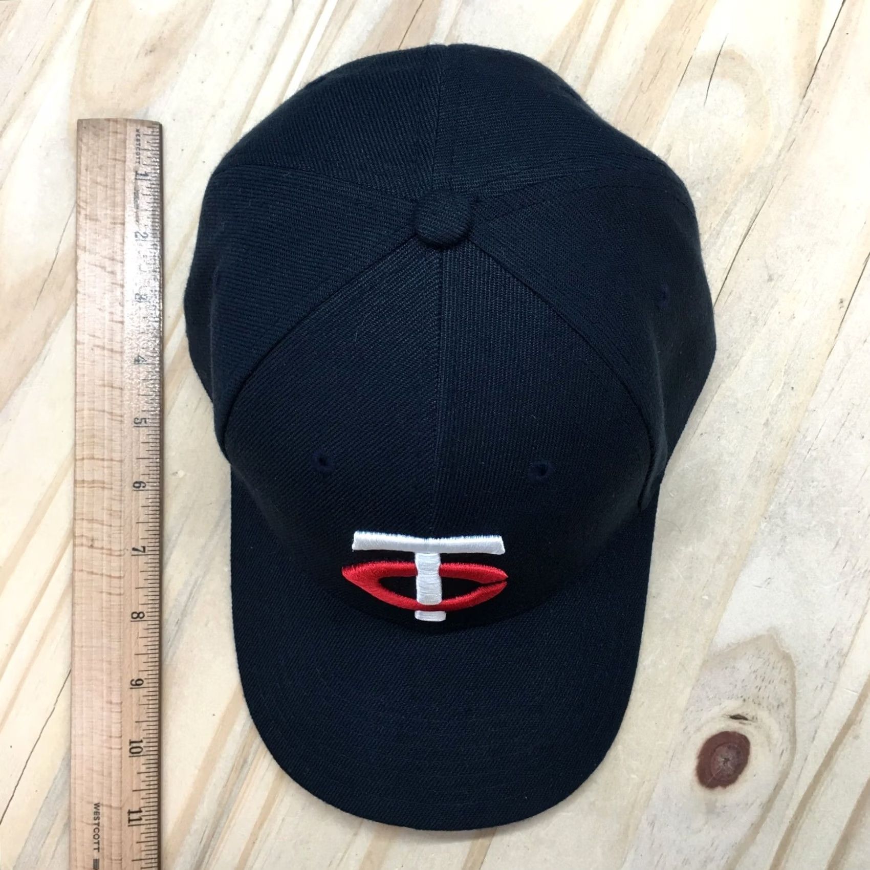 Twins Minnesota Twins Baseball Hat Men Blue OS Adjustable Curved Brim Embroidered Logo Size ONE SIZE - 3 Thumbnail
