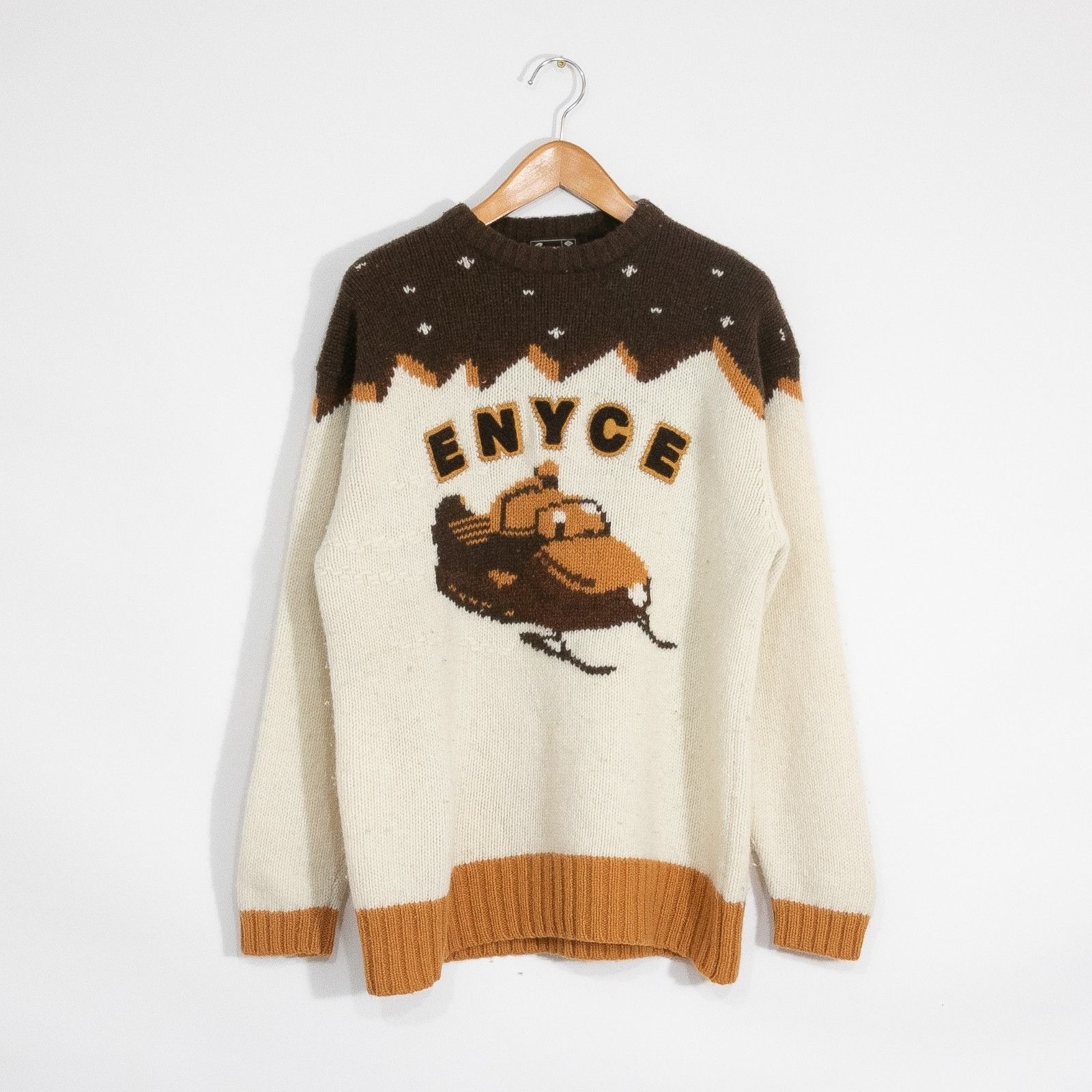 Enyce Vintage Enyce Ski Snowmobile Wool Sweater Mens 2XL - Winter Size US XXL / EU 58 / 5 - 1 Thumbnail