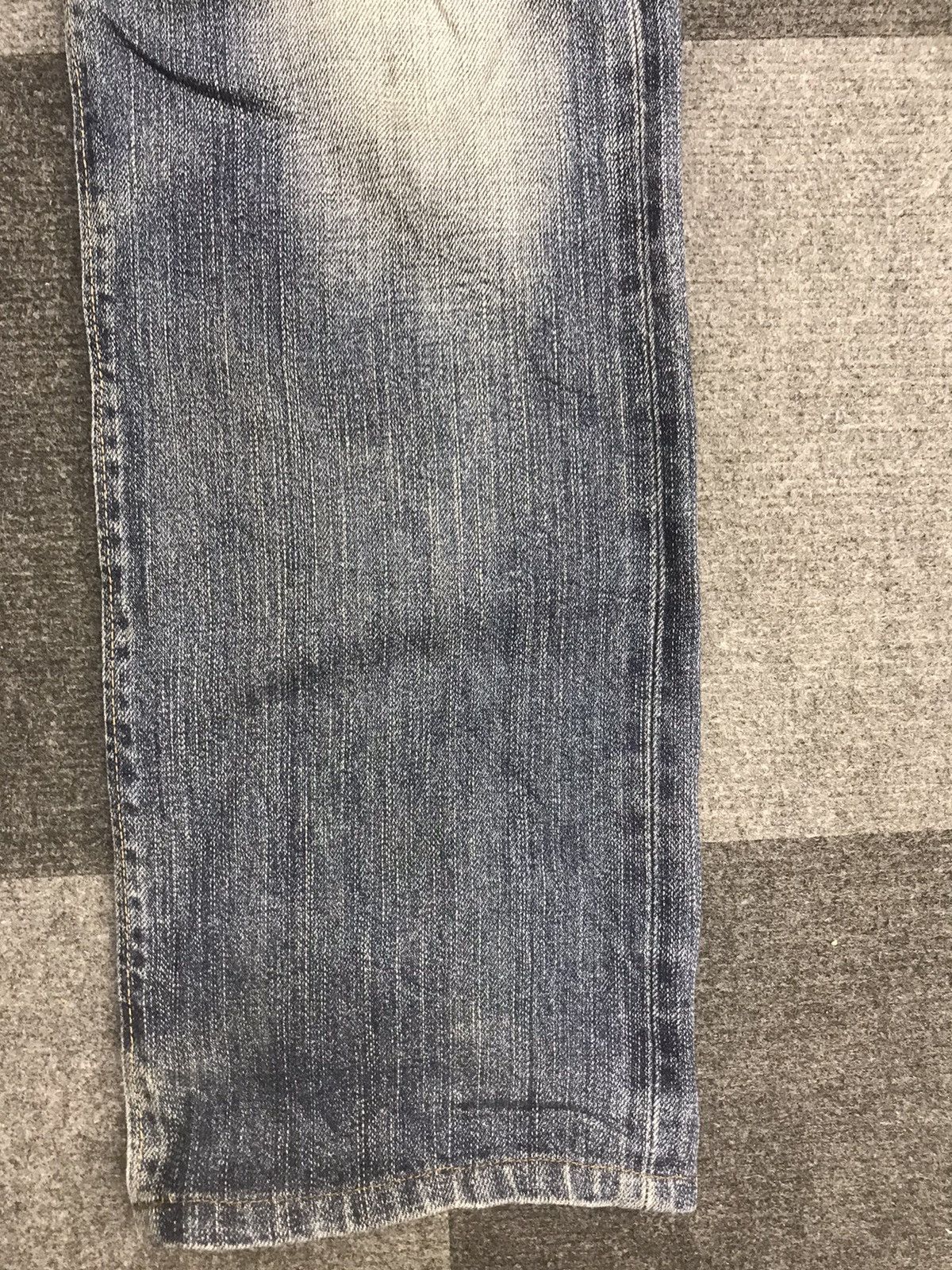Edwin 💥THRASHED💥EDWIN 505zx Selvedge Distressed Jeans Size US 30 / EU 46 - 8 Thumbnail