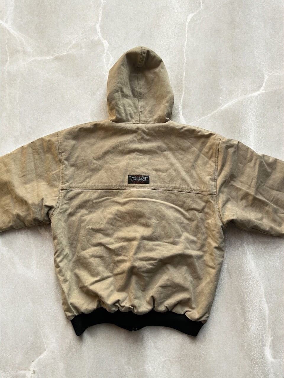 Rap Tees × Vintage MELLOW Hip Hop ACTIVE JACKET Zip up WORKER hooded heavy y2k Size US M / EU 48-50 / 2 - 4 Thumbnail
