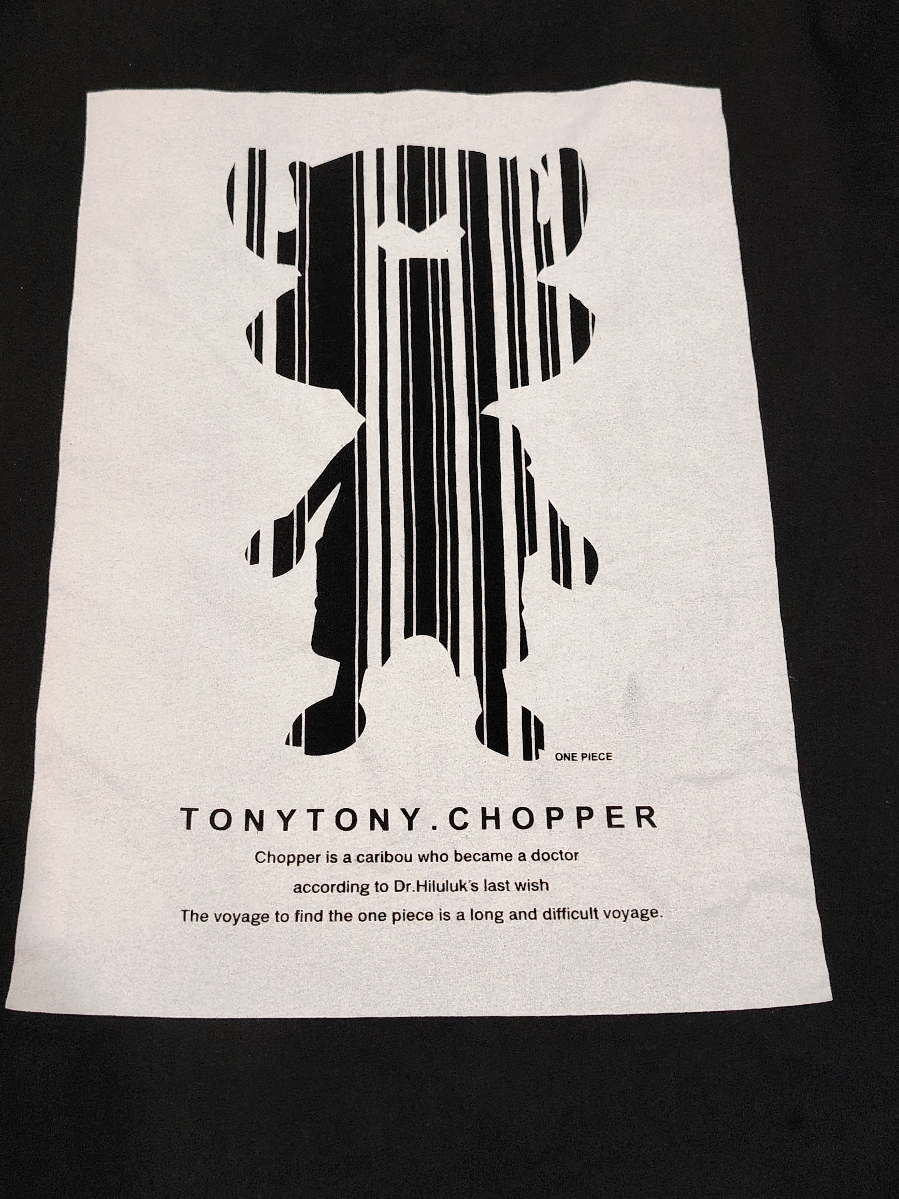 Anime Oversize One Piece Tony Tony Chopper tee Size US XXL / EU 58 / 5 - 15 Thumbnail