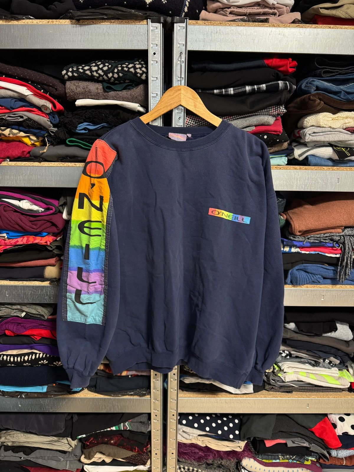 O'Neill Vintage 90s O’Neill Snw Surf Logo Sweatshirt Pullover Size L Size US L / EU 52-54 / 3 - 2 Thumbnail