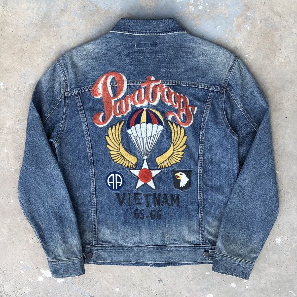 Avirex AVIREX Type Blue Denim Souvenir Jacket Size US L / EU 52-54 / 3 - 11 Thumbnail