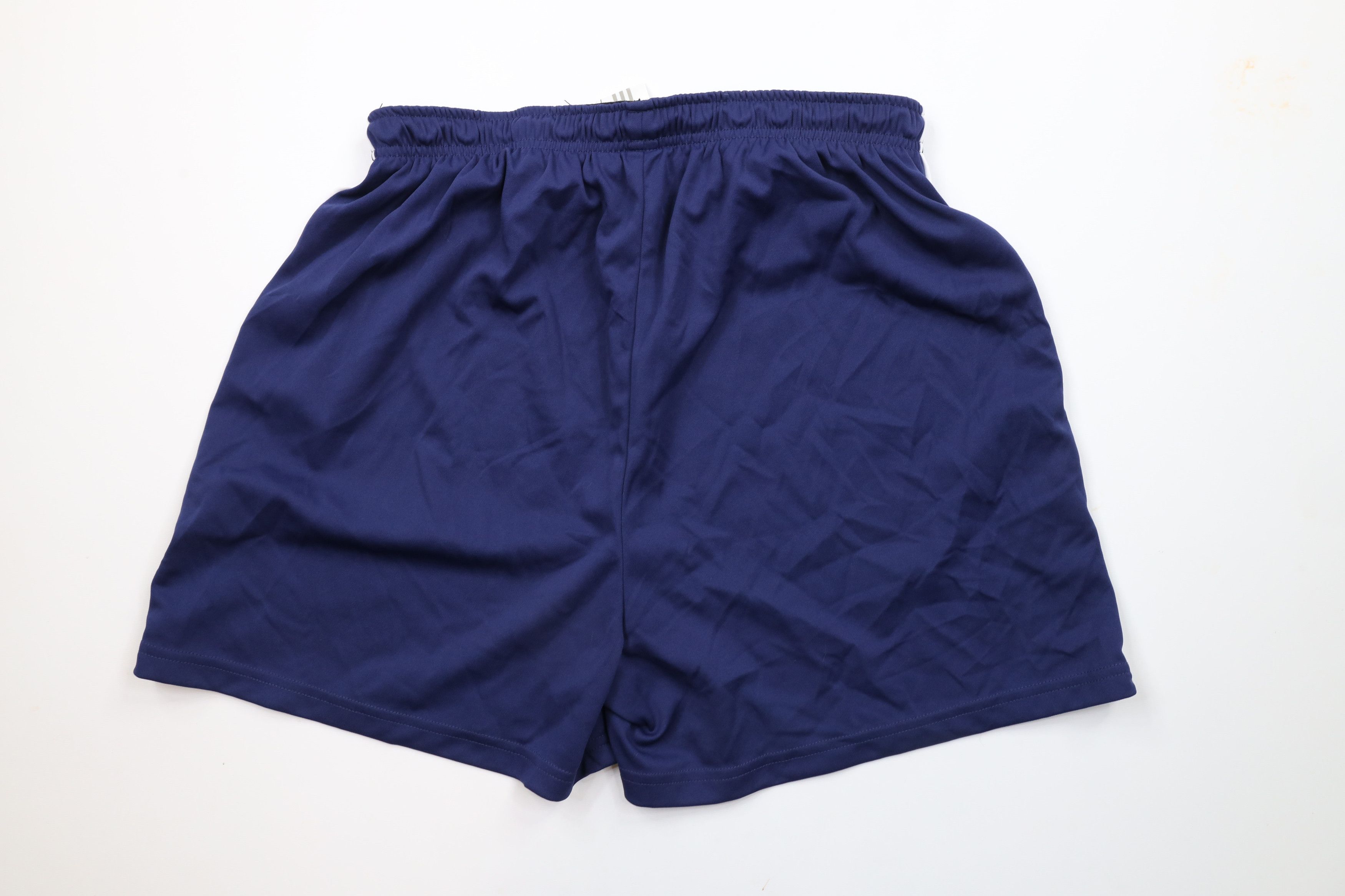 Adidas × Vintage Vintage Adidas Above Knee Running Jogging Soccer Shorts Blue Size US 36 / EU 52 - 8 Thumbnail