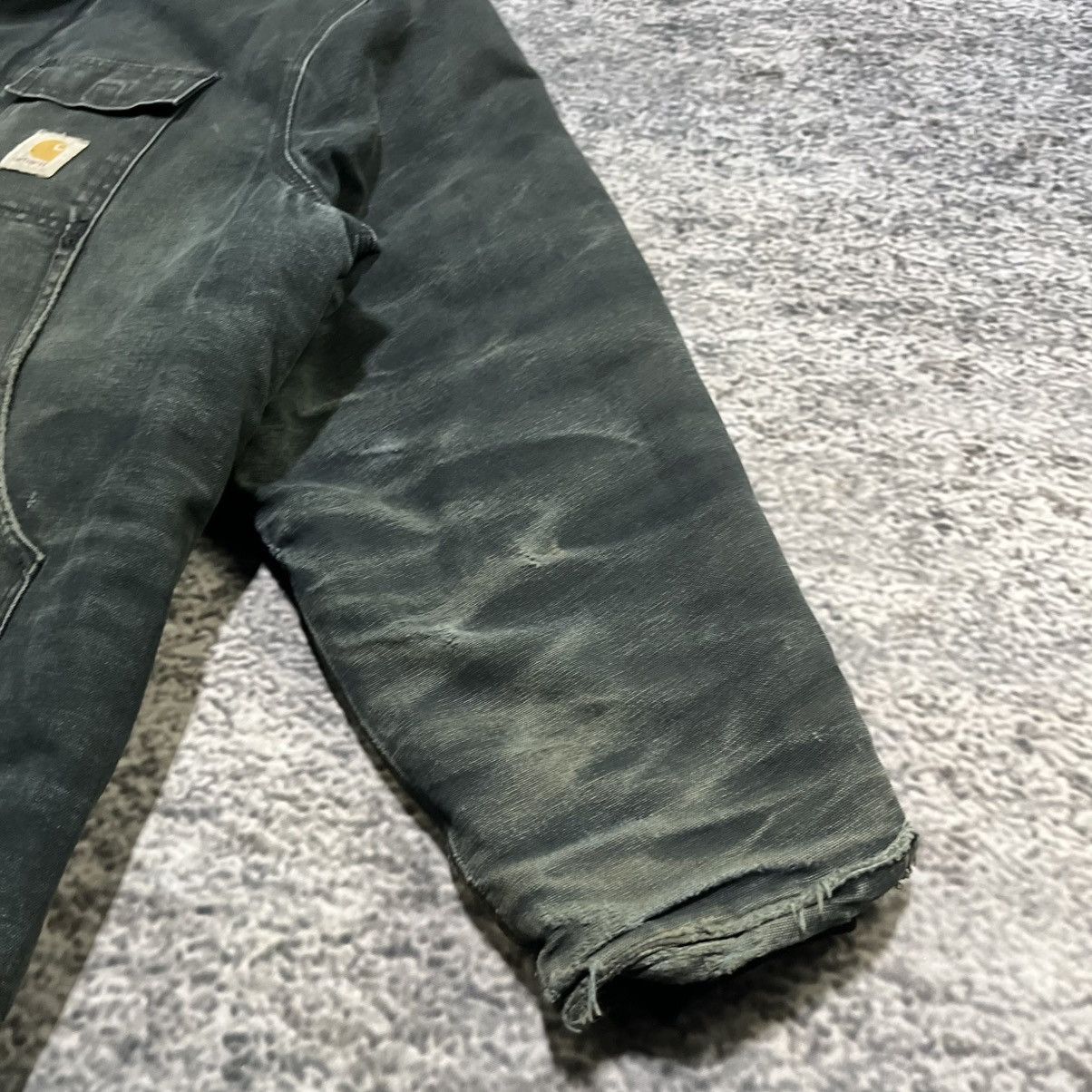 Carhartt VINTAGE CARHARTT ARCTIC CHORE COAT DISTRESSED FADE GREEN XXL Size US XXL / EU 58 / 5 - 8 Thumbnail