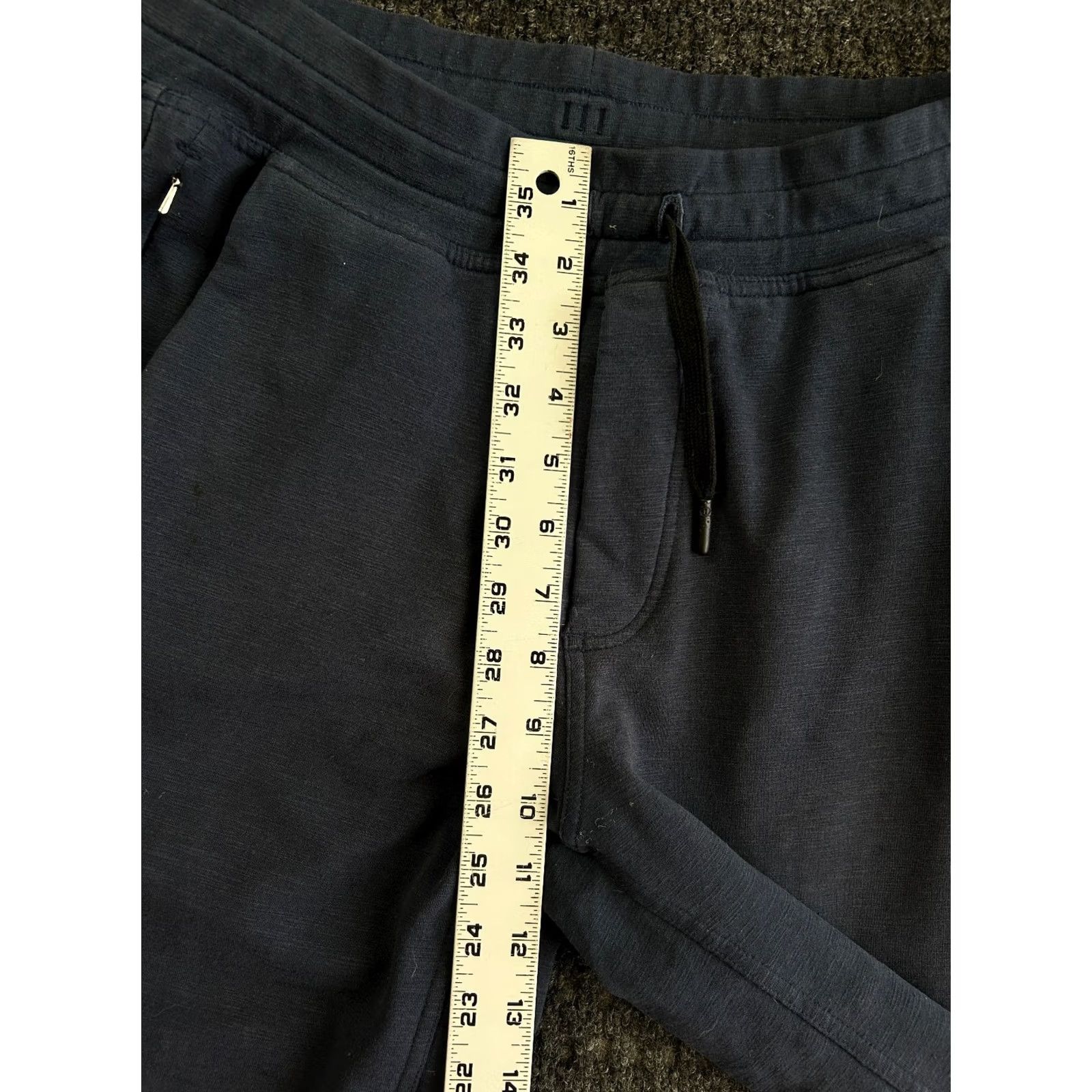 Lululemon Lululemon Mens Joggers Sweatpants Blue S Cuffed Drawstring Pockets Athleisure Regular Weekly Size US 29 - 6 Thumbnail