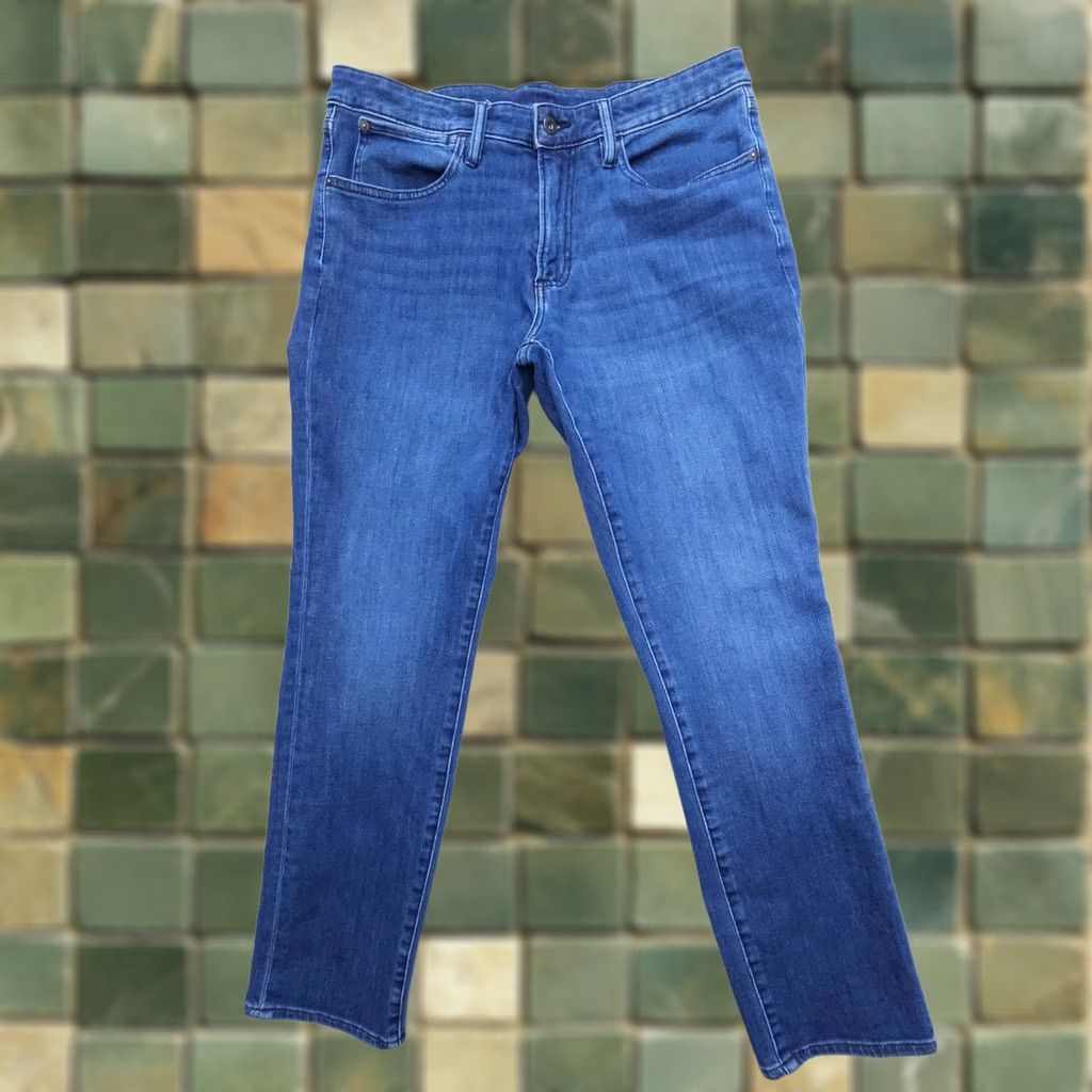 Bonobos Bonobos Jeans Slim Denim Dark Wash 5-Pocket 35x30 Mens Blue Size US 35 - 1 Thumbnail