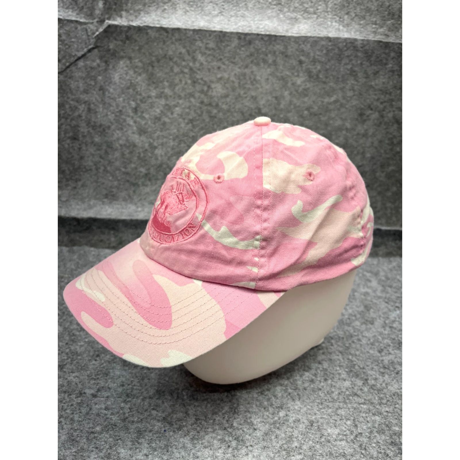 Port Authority Port Authority Pink Camouflage Cotton Hat Cap Strap Back Womens One Size Ball Cap Size ONE SIZE - 4 Thumbnail