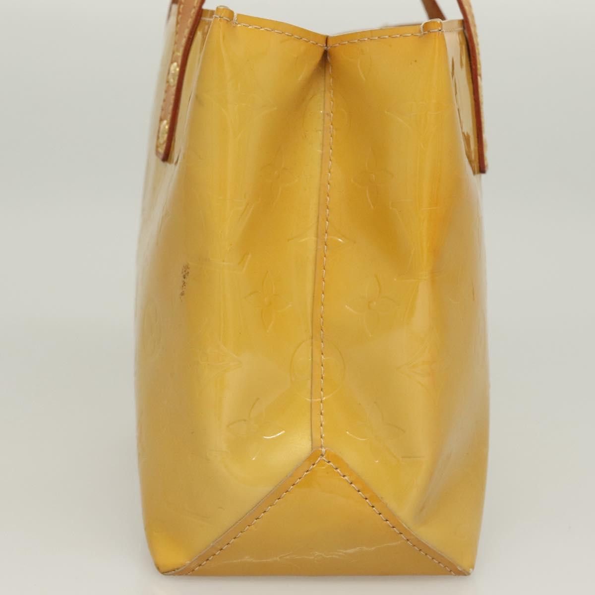 Louis Vuitton LOUIS VUITTON Monogram Vernis Reade PM Hand Bag Beige M91334 Size ONE SIZE - 4 Thumbnail