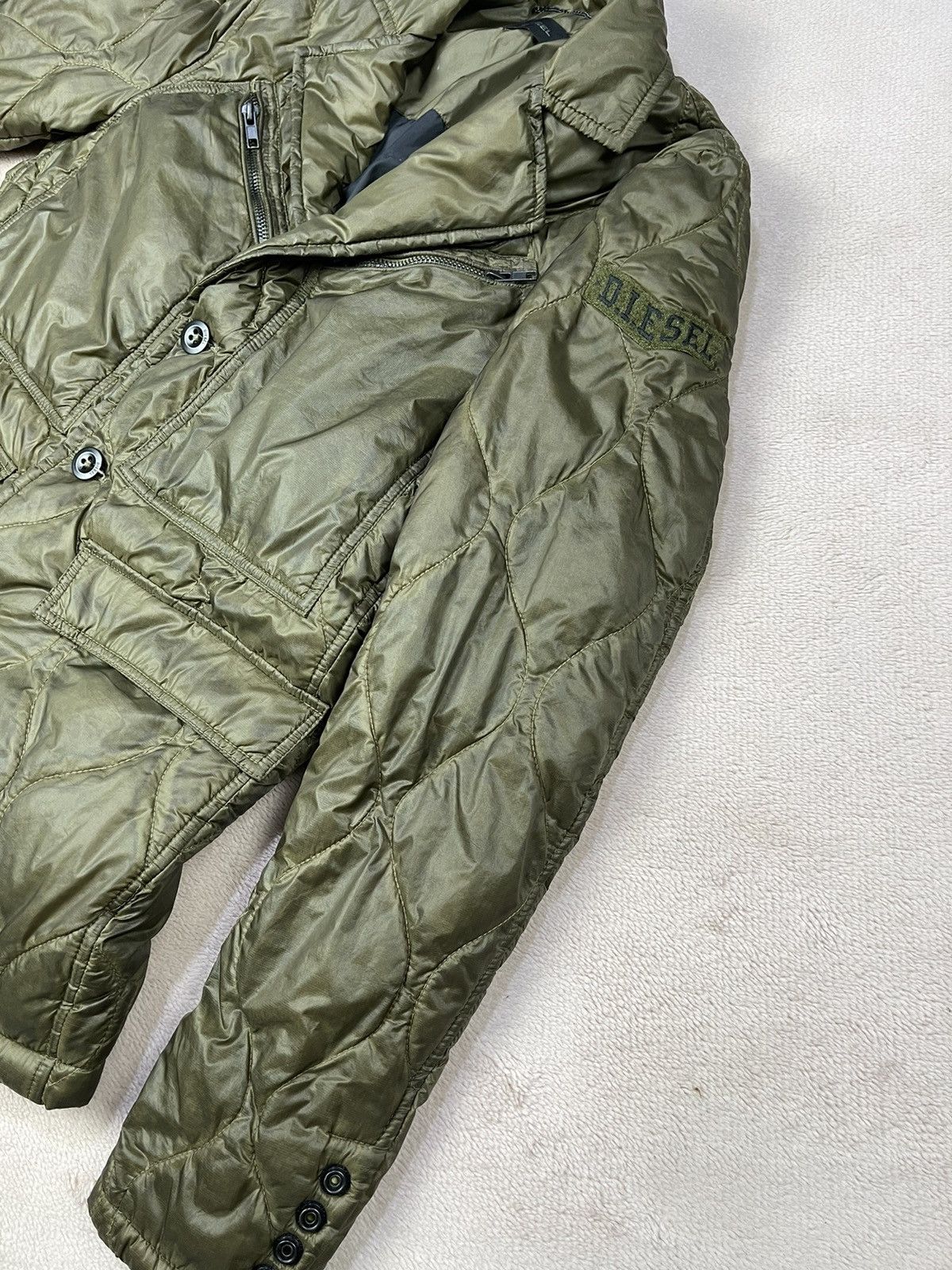 Diesel DIESEL Quilted Nylon Suit Down Jacket Size US XS / EU 42 / 0 - 9 Thumbnail