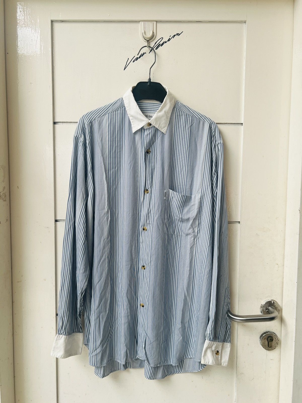 Yohji Yamamoto Y's Stripe Rayon Shirt