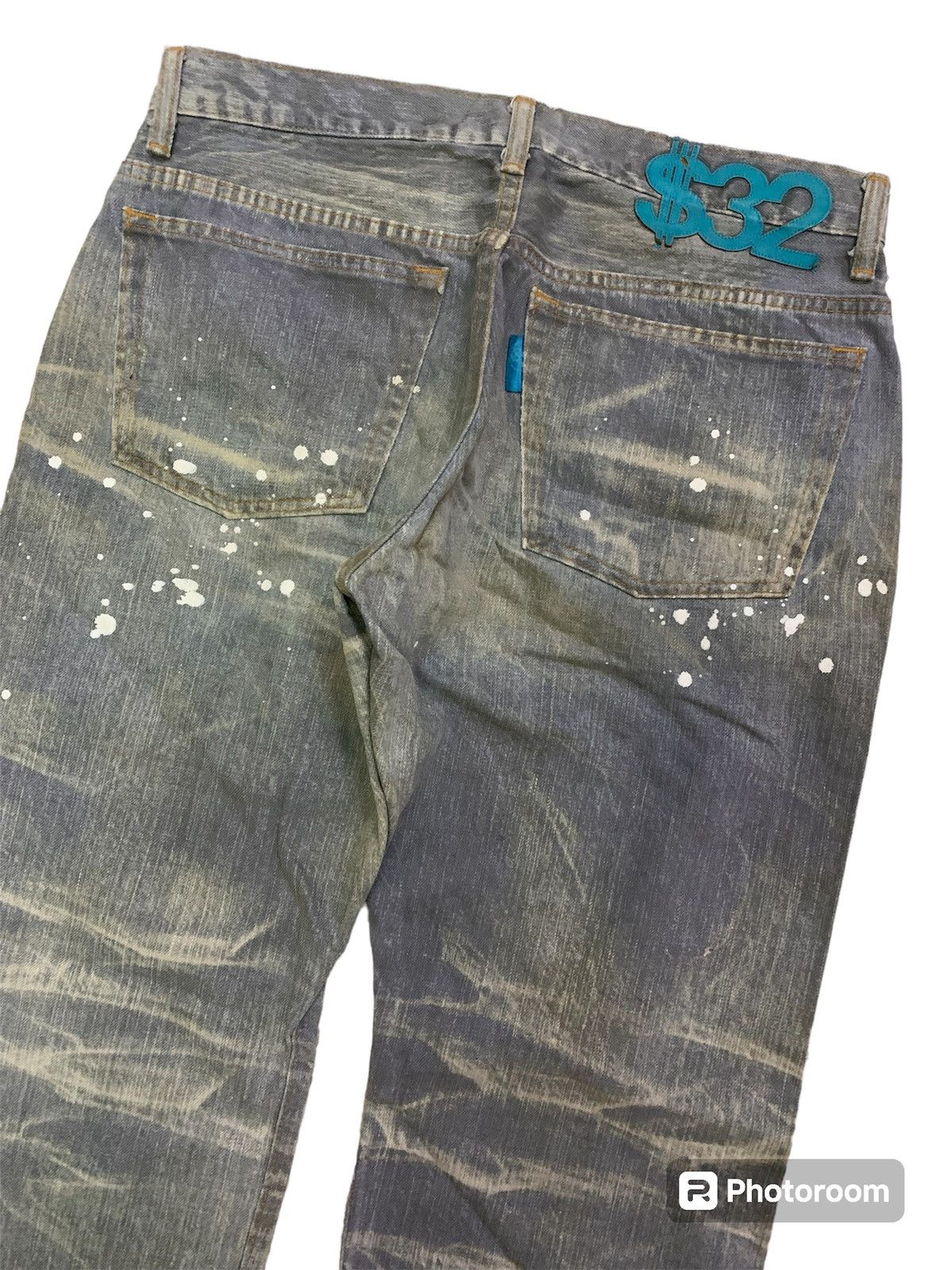 Swagger 💥Japanese designer Swagger Japan Painted Denim Size US 32 / EU 48 - 4 Thumbnail