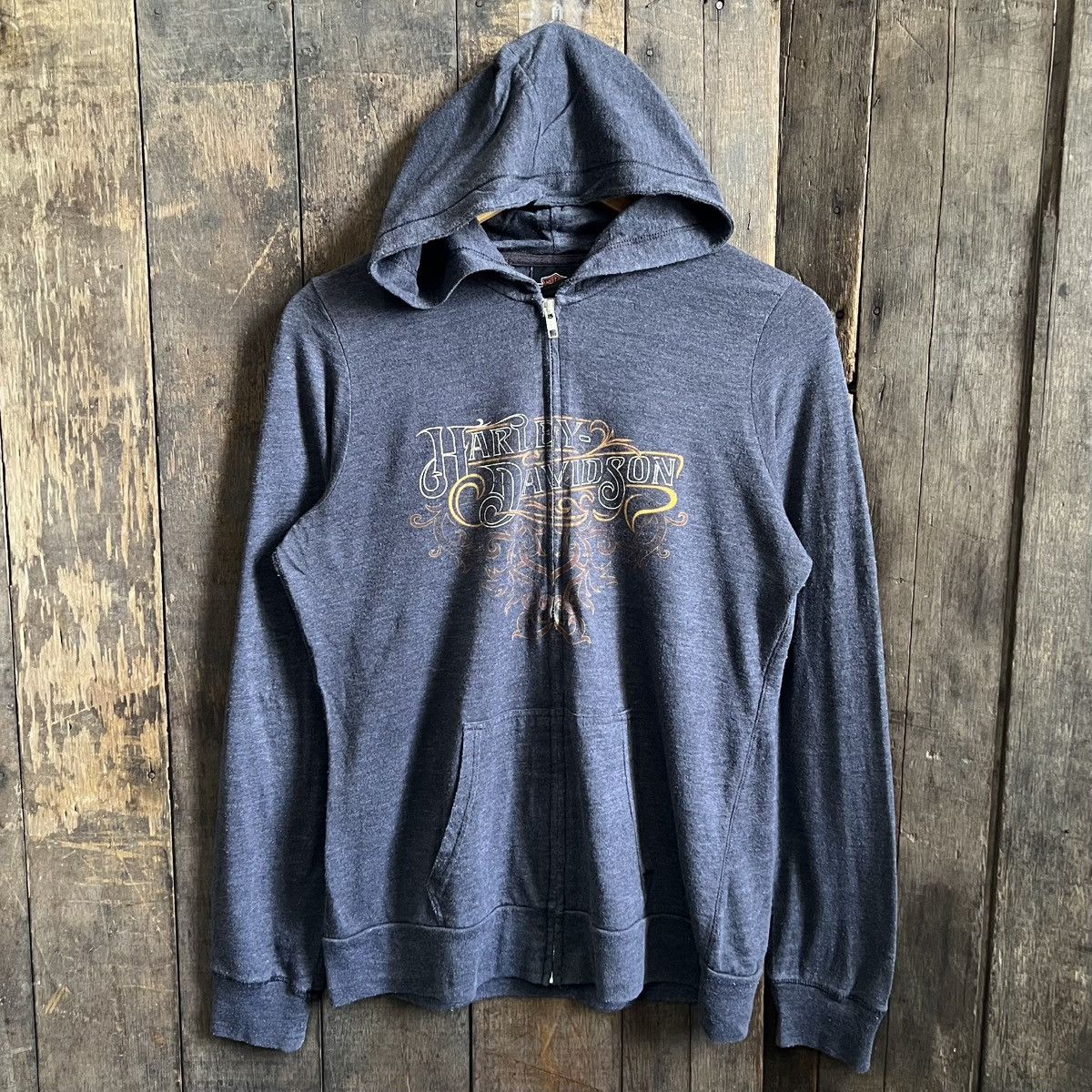 Harley Davidson × Vintage Vintage Harley Davidson Hoodie Size US S / EU 44-46 / 1 - 1 Thumbnail