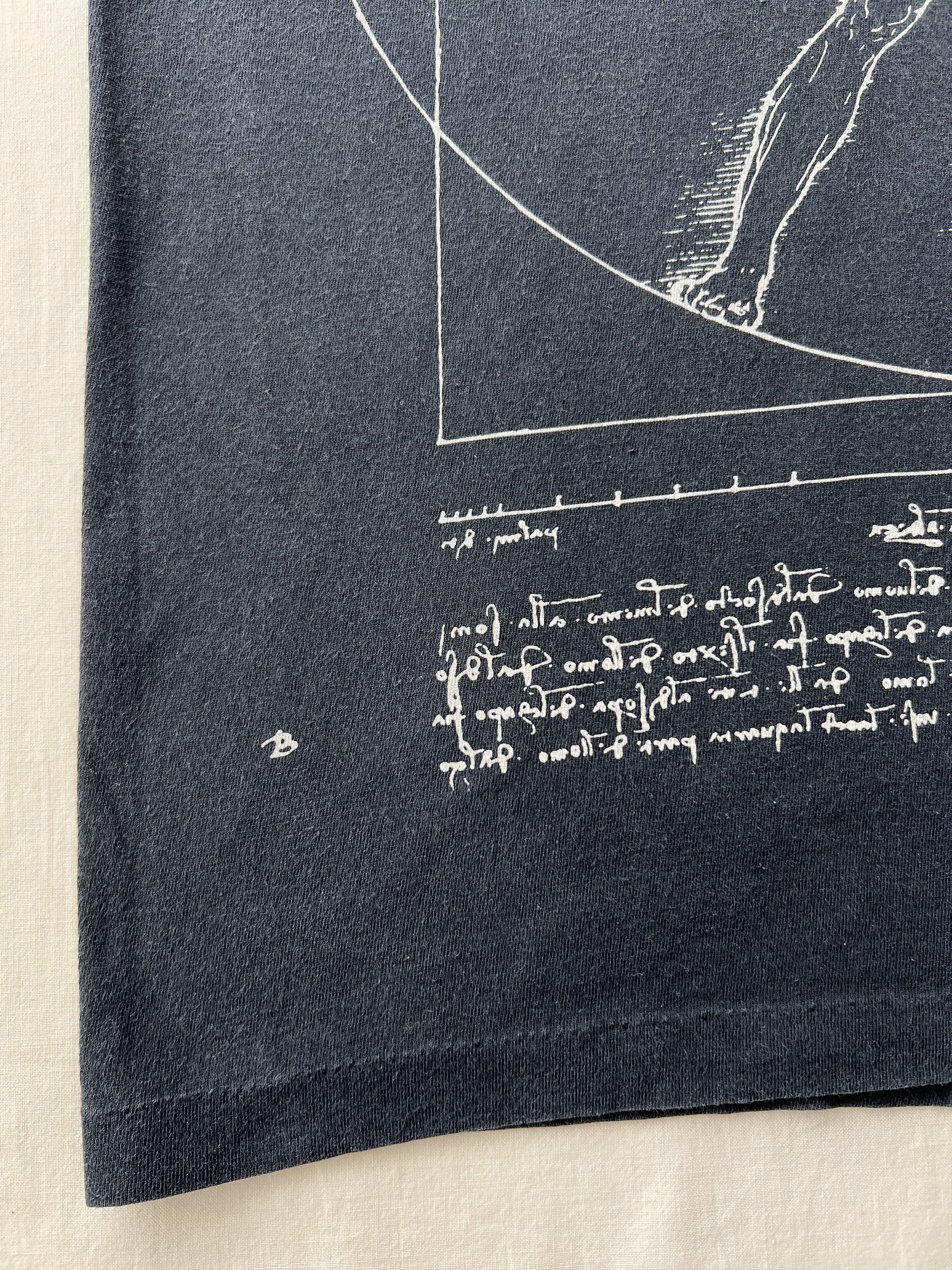Arts & Science Vintage 90s Leornardo Da Vinci Vitruvian Man Human Anatomy Size US L / EU 52-54 / 3 - 9 Thumbnail