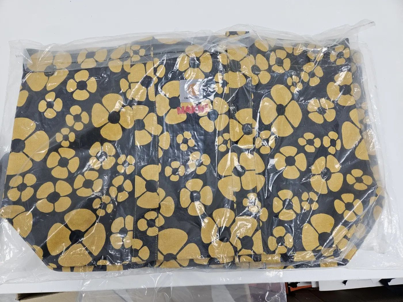 Carhartt Wip × Marni Marni x Carhartt Floral Print Tote SHMP0088U0 P4927 ZO266 Size ONE SIZE - 5 Thumbnail