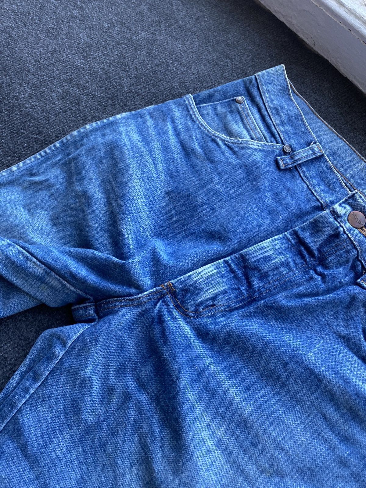 Wrangler 🔥Cowboy Western Vntg Wrangler Eclair Zip Jeans 31 rare Size US 31 - 23 Thumbnail