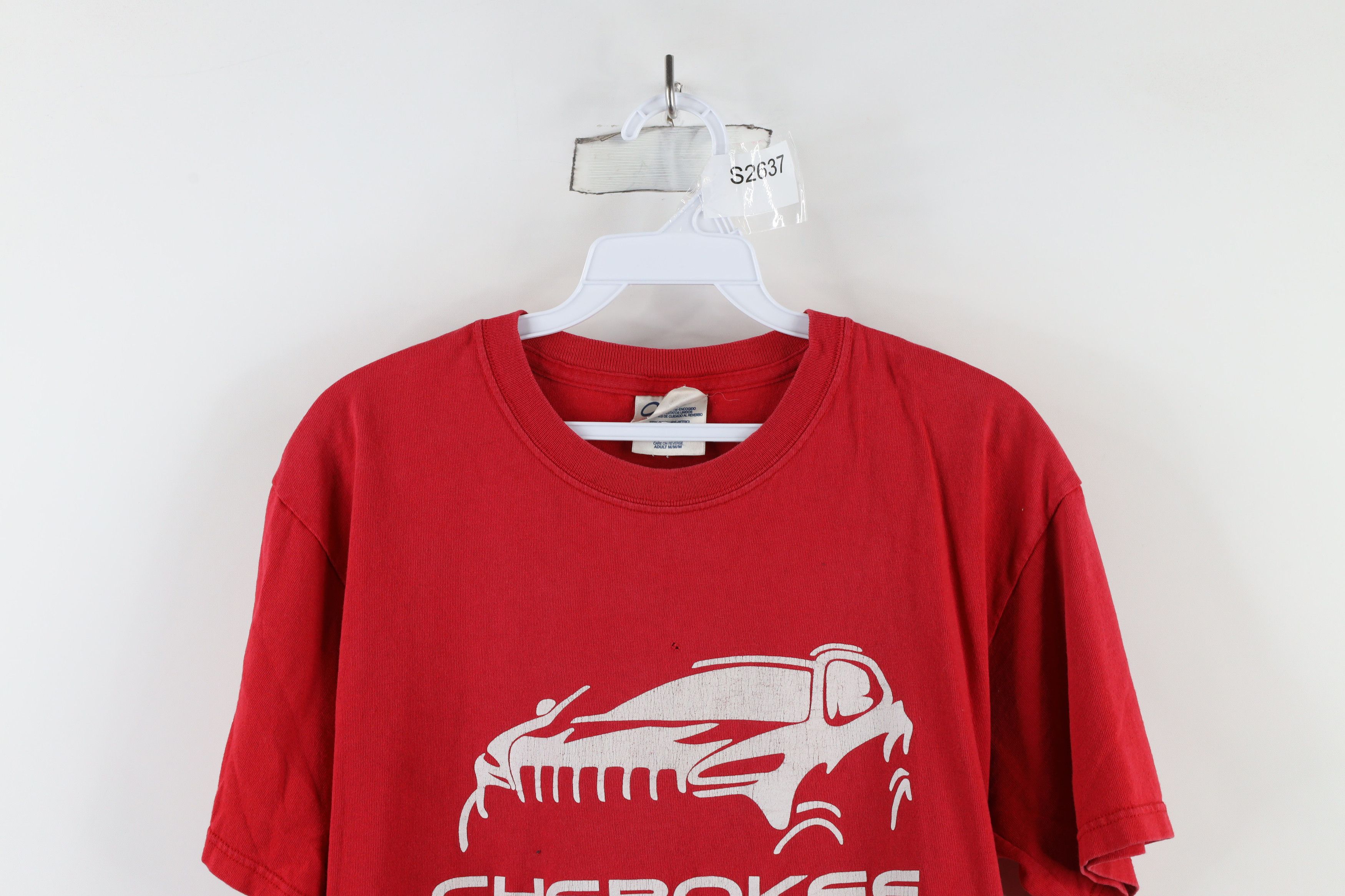Vintage Vintage 90s Spell Out Jeep Cherokee Short Sleeve T-Shirt USA Size US M / EU 48-50 / 2 - 2 Thumbnail