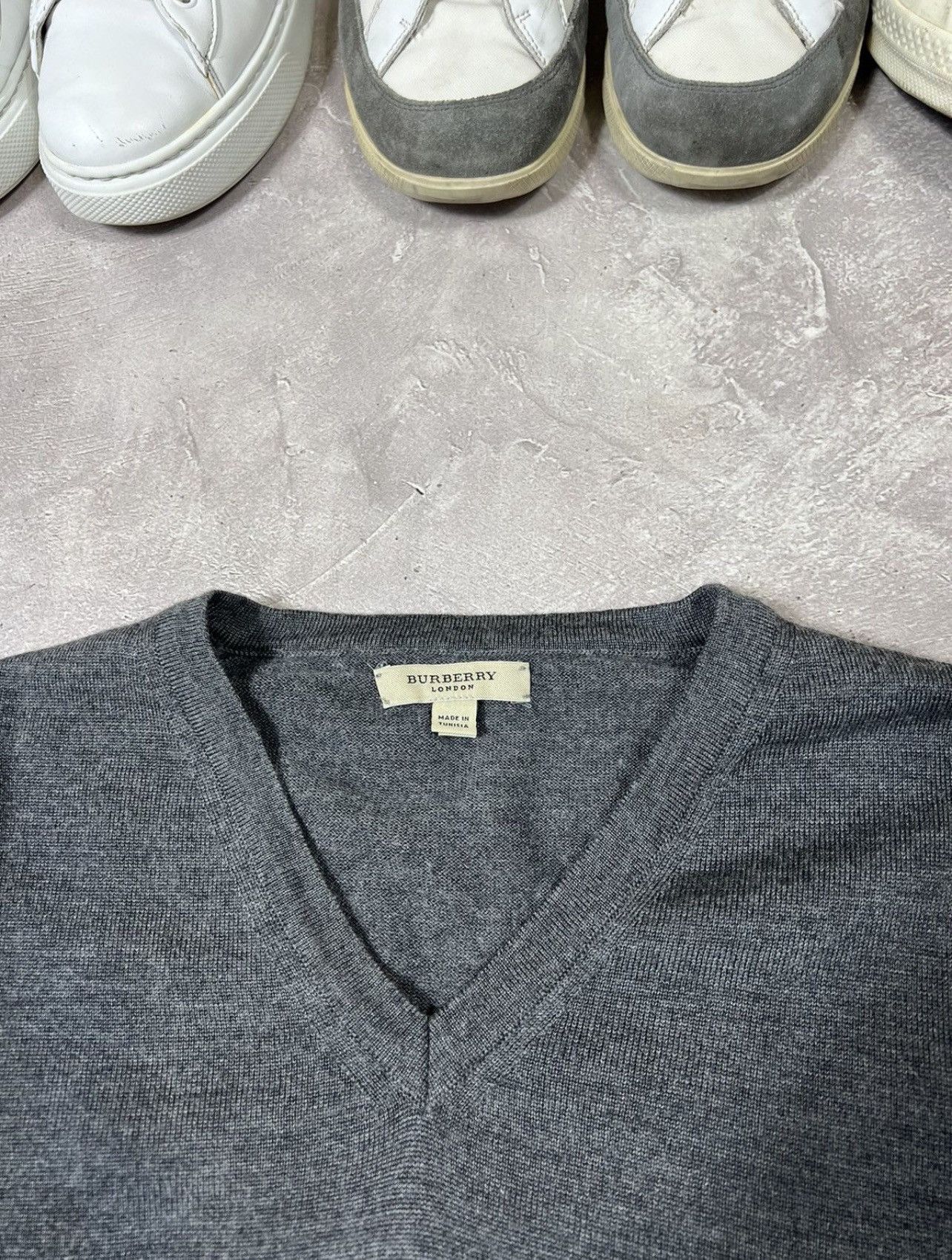 Burberry Vintage Burberry Merino Wool Sweater Size US L / EU 52-54 / 3 - 4 Thumbnail