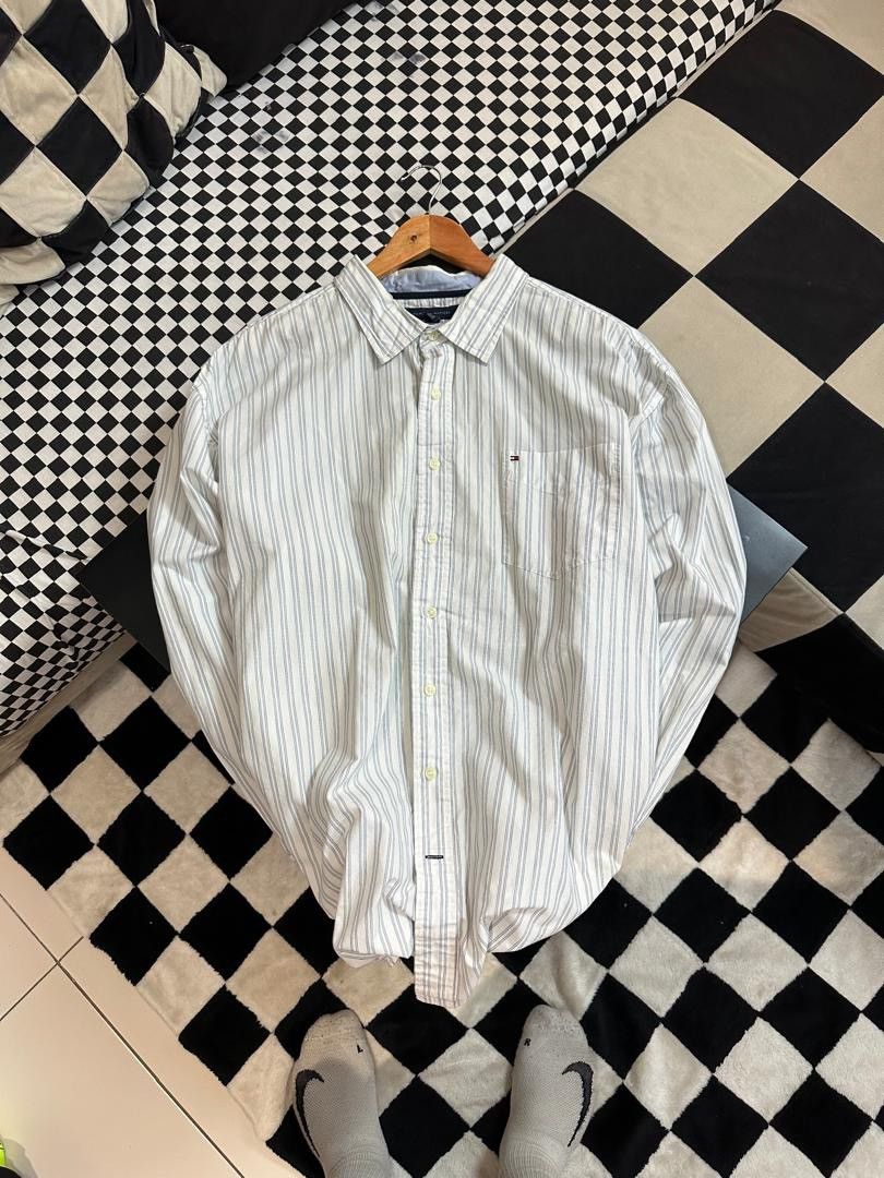 Designer × Tommy Hilfiger TOMMY HILFIGER BUTTON UP SHIRT Size US XXL / EU 58 / 5 - 1 Thumbnail