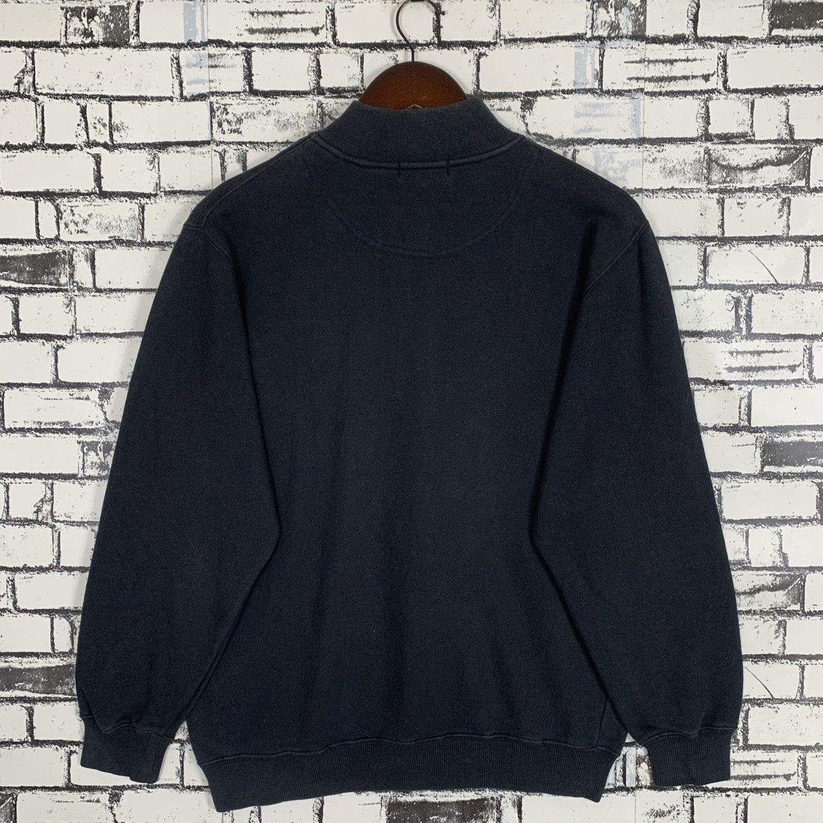 ALAIN DELON × Designer × Vintage Vintage Designer Luxury Alain Delon Half Zip Sweatshirt Size US M / EU 48-50 / 2 - 4 Thumbnail