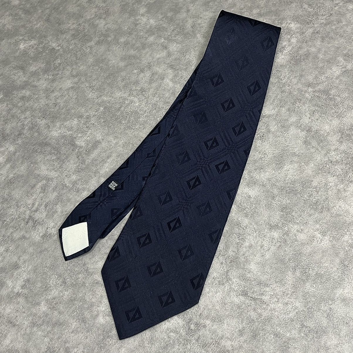 Christian Dior Monsieur Christian Dior Monsieur monogram diamond logo tie Size ONE SIZE - 2 Thumbnail