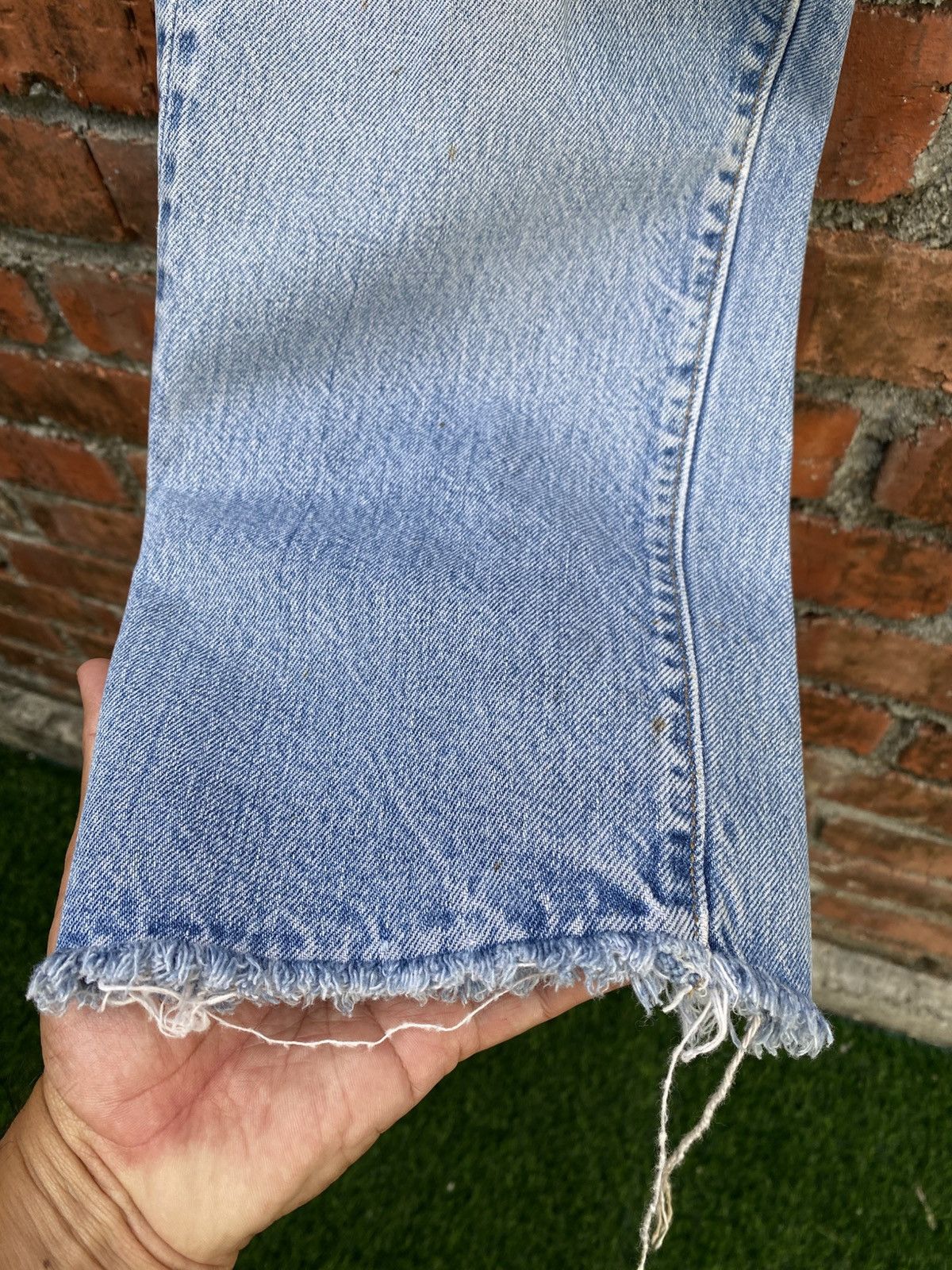 Levi's Vintage Clothing W30x30 Vintage levi's 501 redline distressed ripped USA Size US 30 / EU 46 - 8 Thumbnail