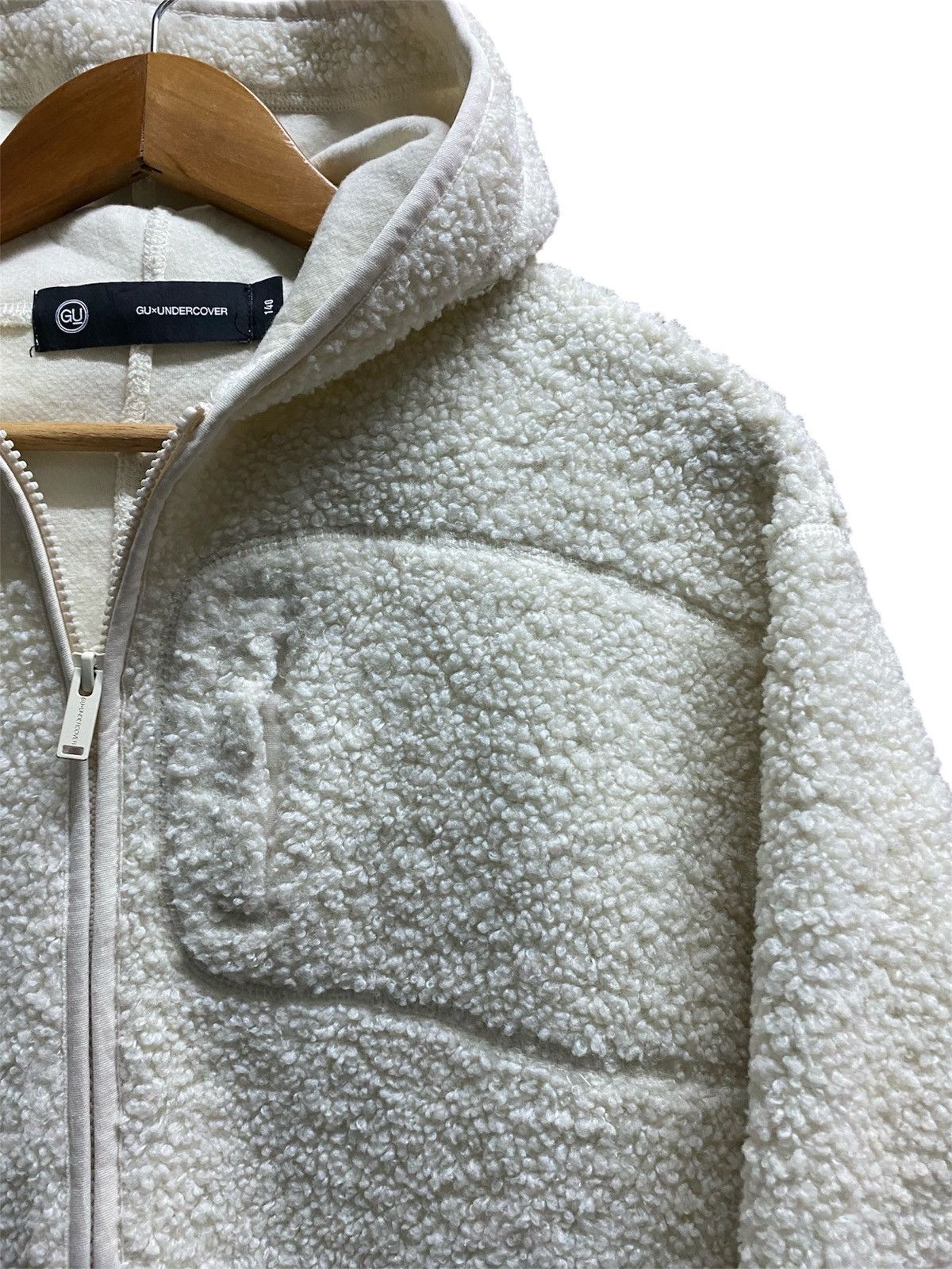 GU × Japanese Brand × Undercover GU x UNDERCOVER Fleece Hoodie Size M / US 6-8 / IT 42-44 - 3 Thumbnail