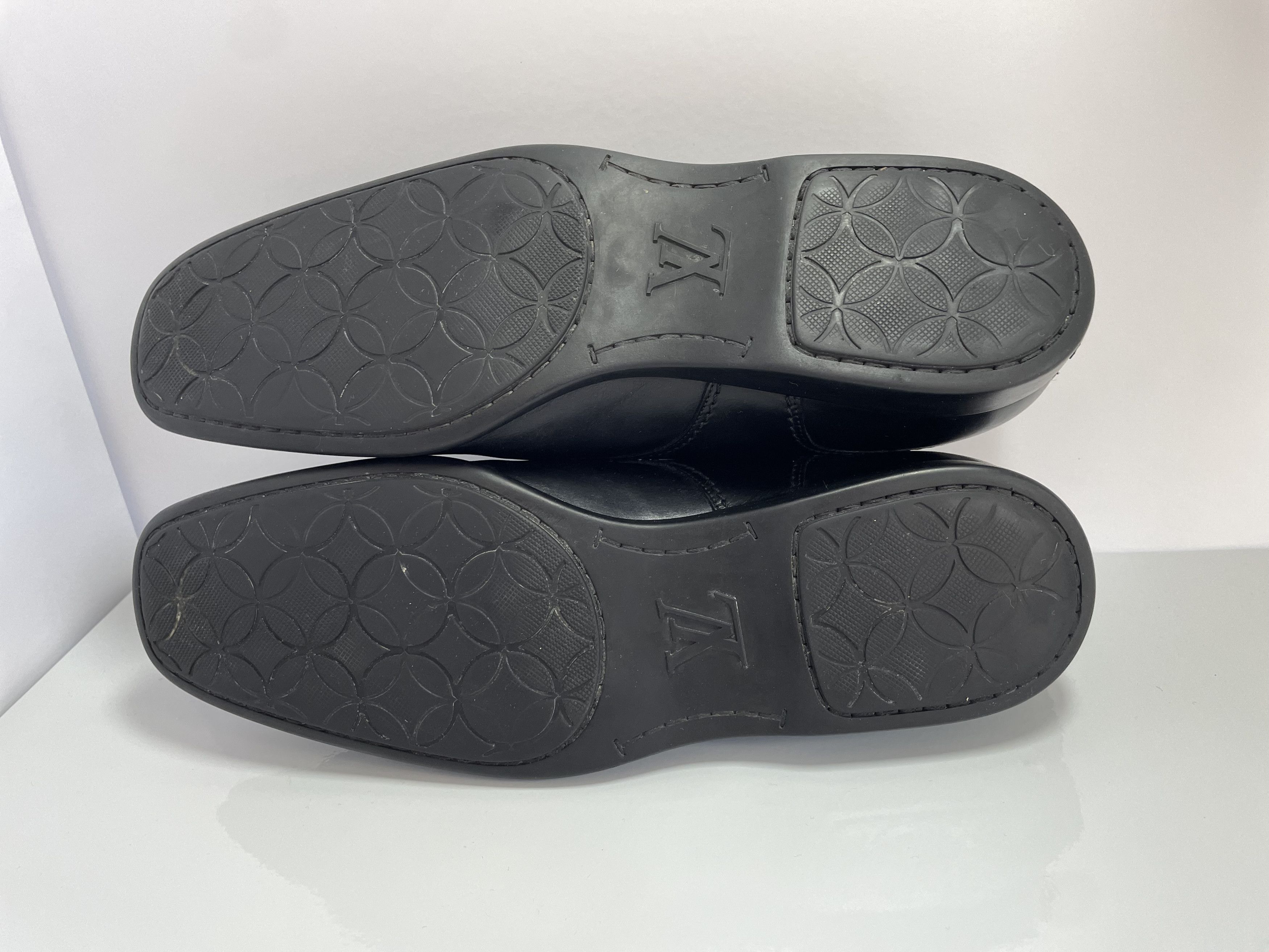 Louis Vuitton Louis Vuitton Men's Oxford Leather Shoes Size US 8.5 / EU 41-42 - 6 Thumbnail