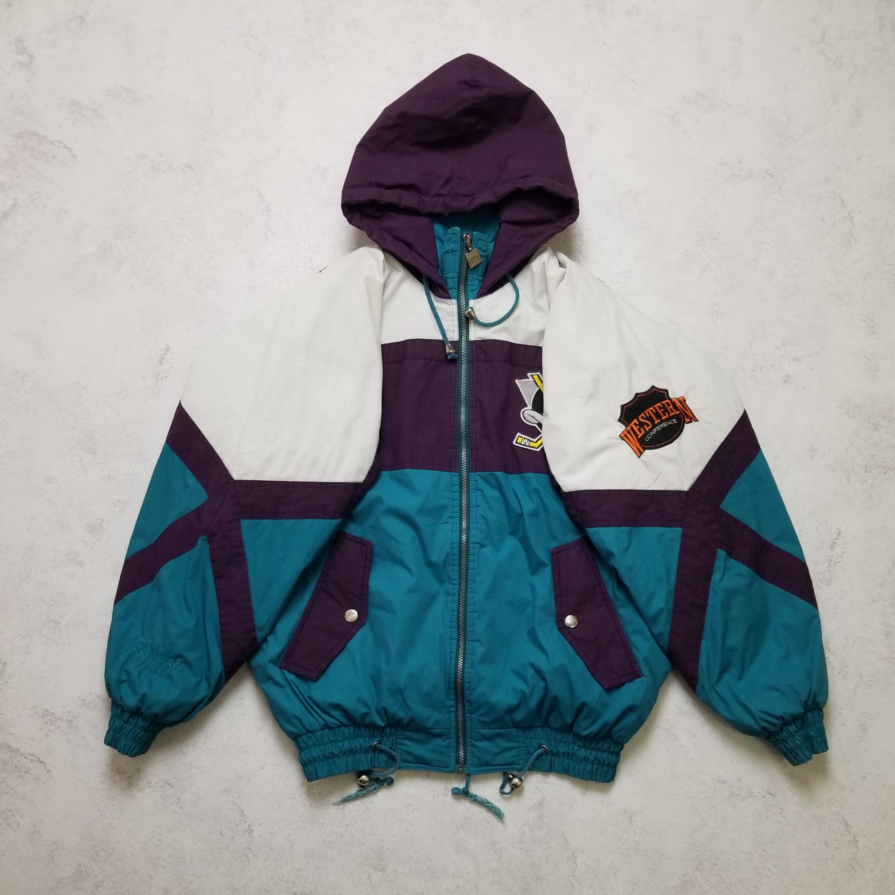 Vintage Anaheim Mighty Ducks NHL Nutmeg by Campri Jacket