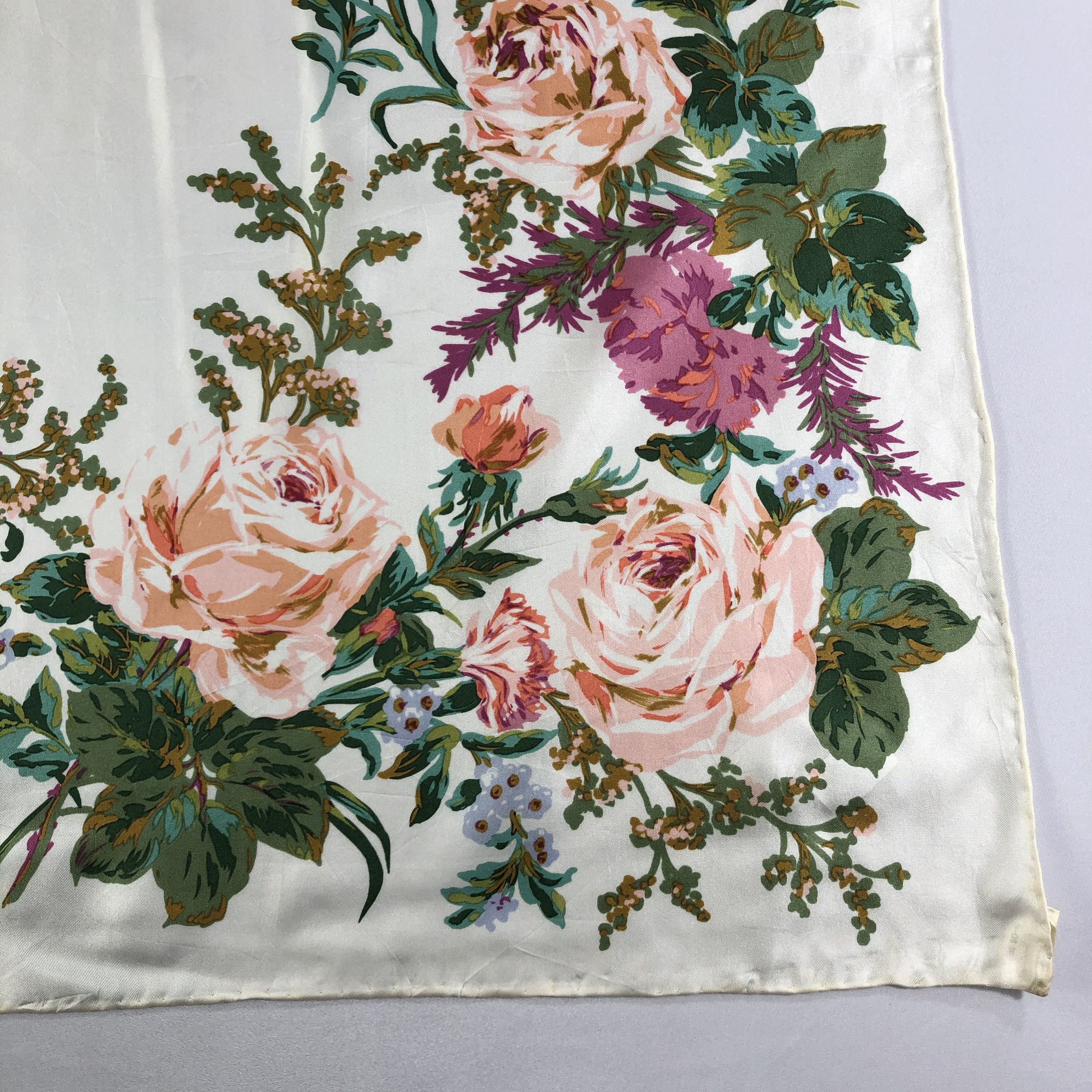 Vintage Vintage Silk Scarf Size ONE SIZE - 3 Thumbnail