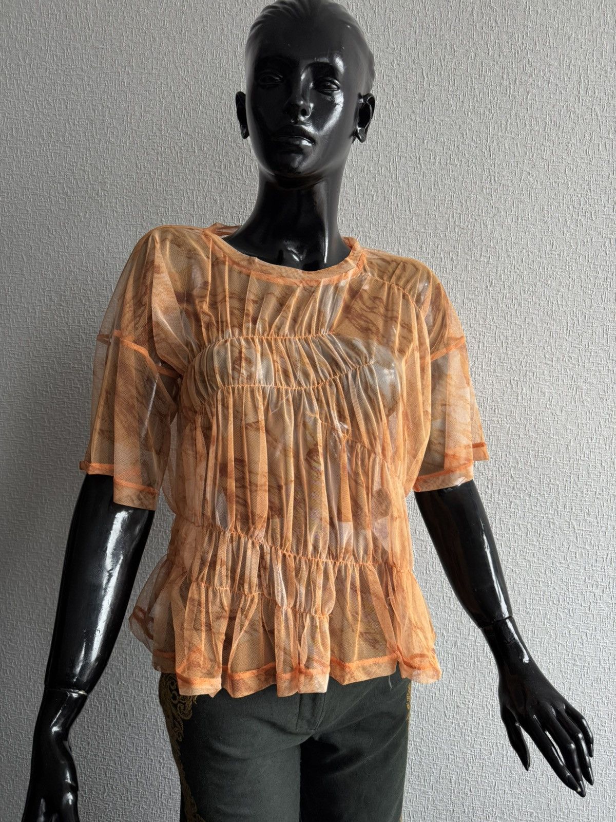 Other Biba y lola mesh blouse wmns orange tee Size M / US 6-8 / IT 42-44 - 2 Thumbnail
