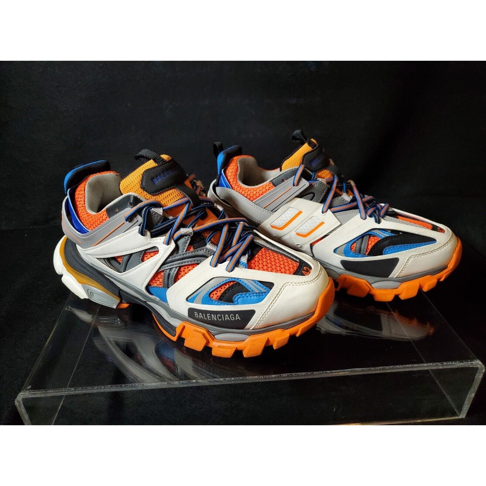 Balenciaga Balenciaga Track Men Sneakers Orange Blue White US9 - Rares Size US 9 / EU 42 - 4 Thumbnail