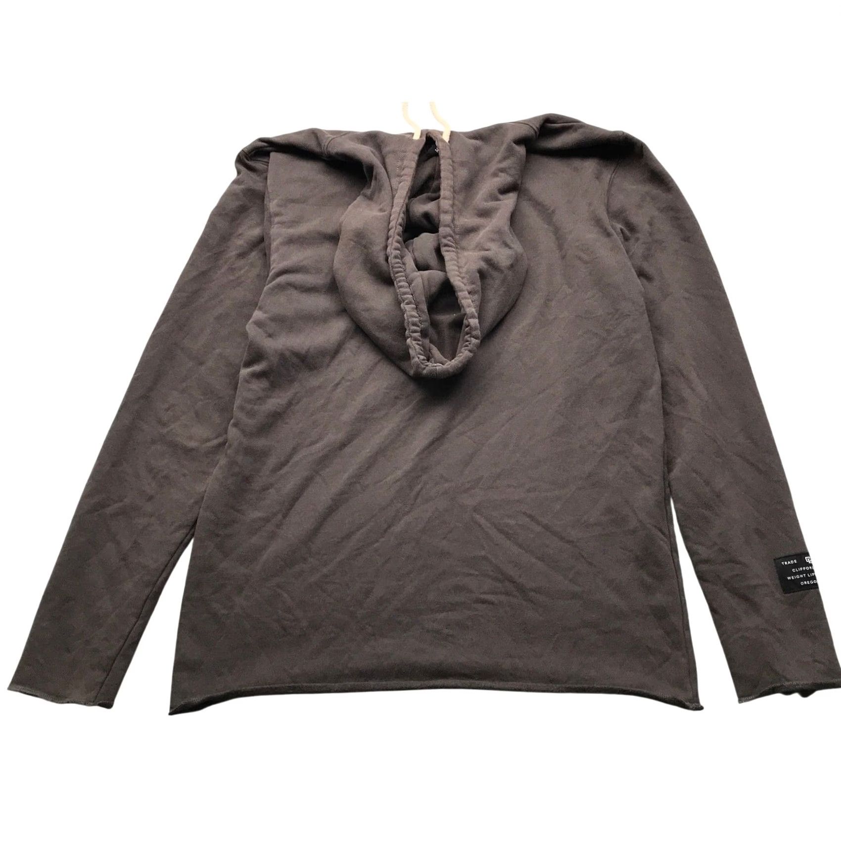 Vintage Clifford Lenox Hooded Shirt Mens M Long Sleeve Drawstring Logo Gray Size US M / EU 48-50 / 2 - 7 Thumbnail
