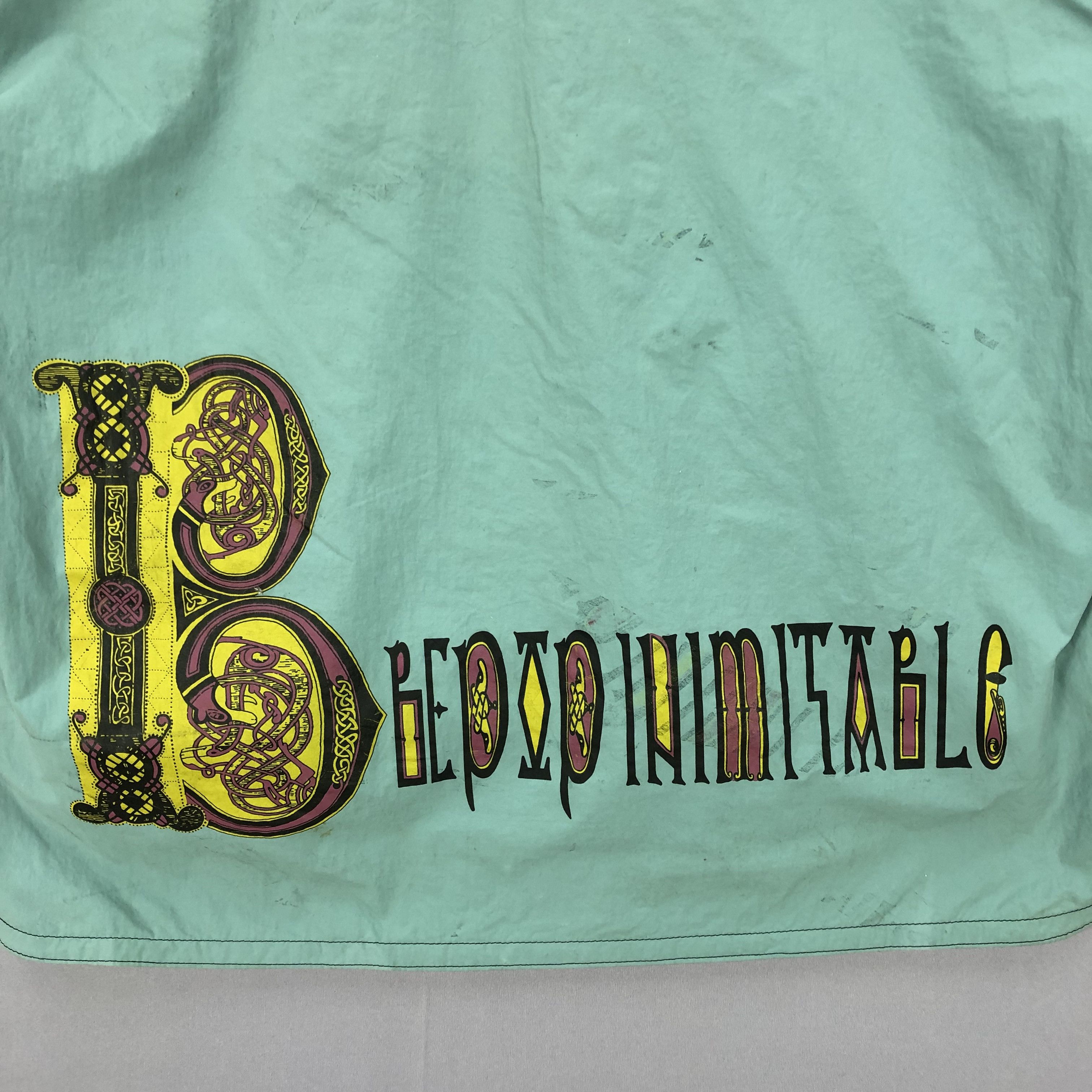 Japanese Brand Vintage Bepop Inimitable Japanese Windbreaker Zipper Jacket Size US XL / EU 56 / 4 - 4 Thumbnail