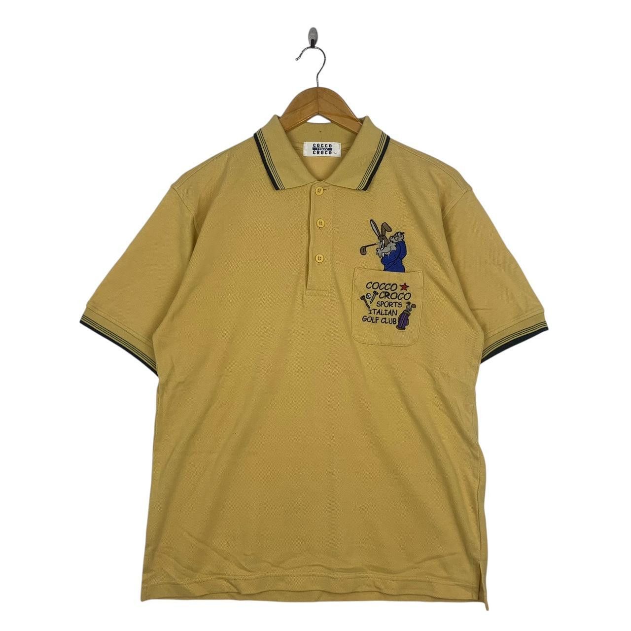 Vintage Vintage COCCO CROCO ITALY Golf Embroidered Polo Tee Shirt Size US L / EU 52-54 / 3 - 1 Thumbnail