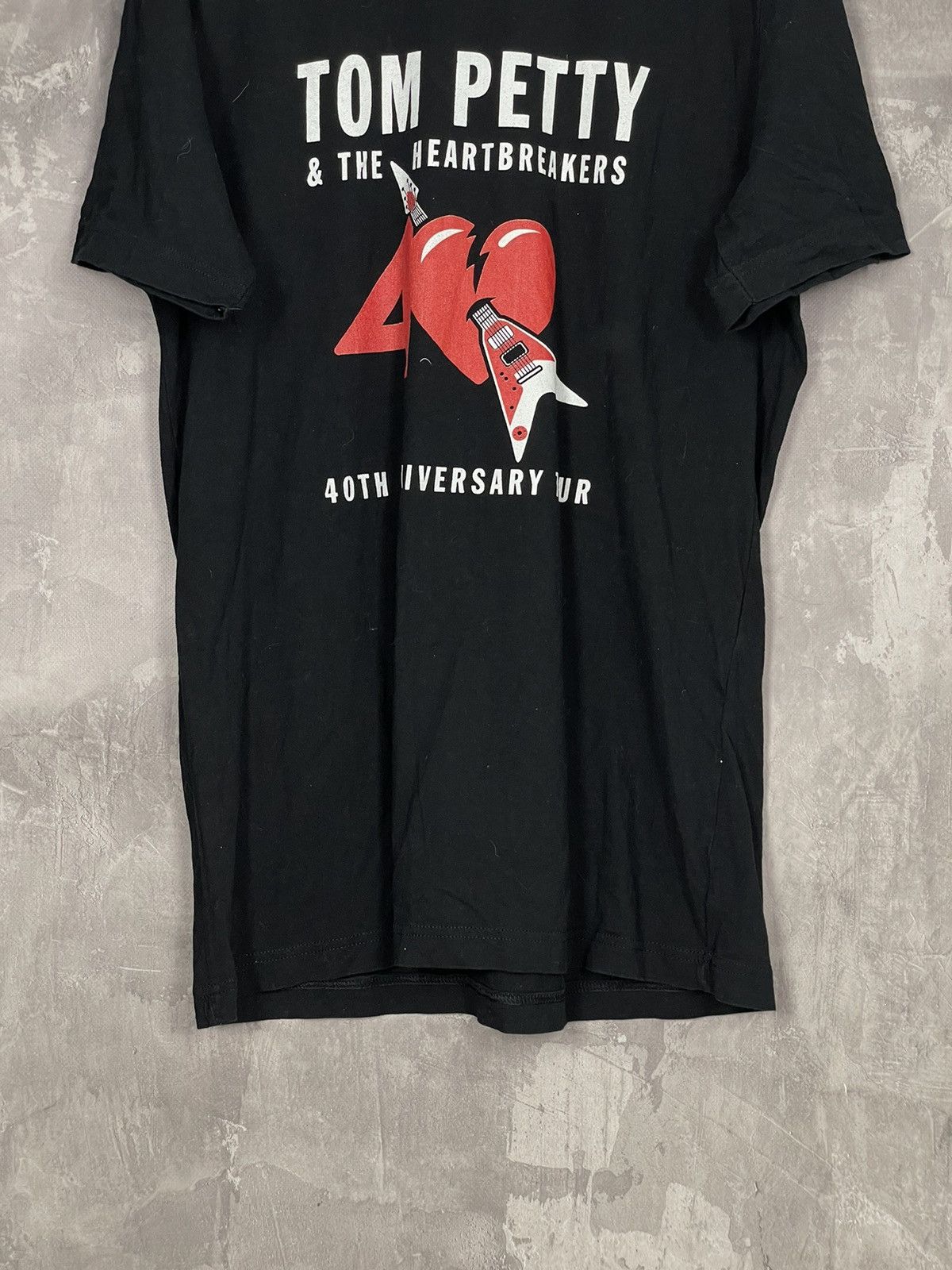 Hanes × Vintage Vintage Tom Petty T-Shirt Black Tour Rock Art Size US XL / EU 56 / 4 - 5 Thumbnail