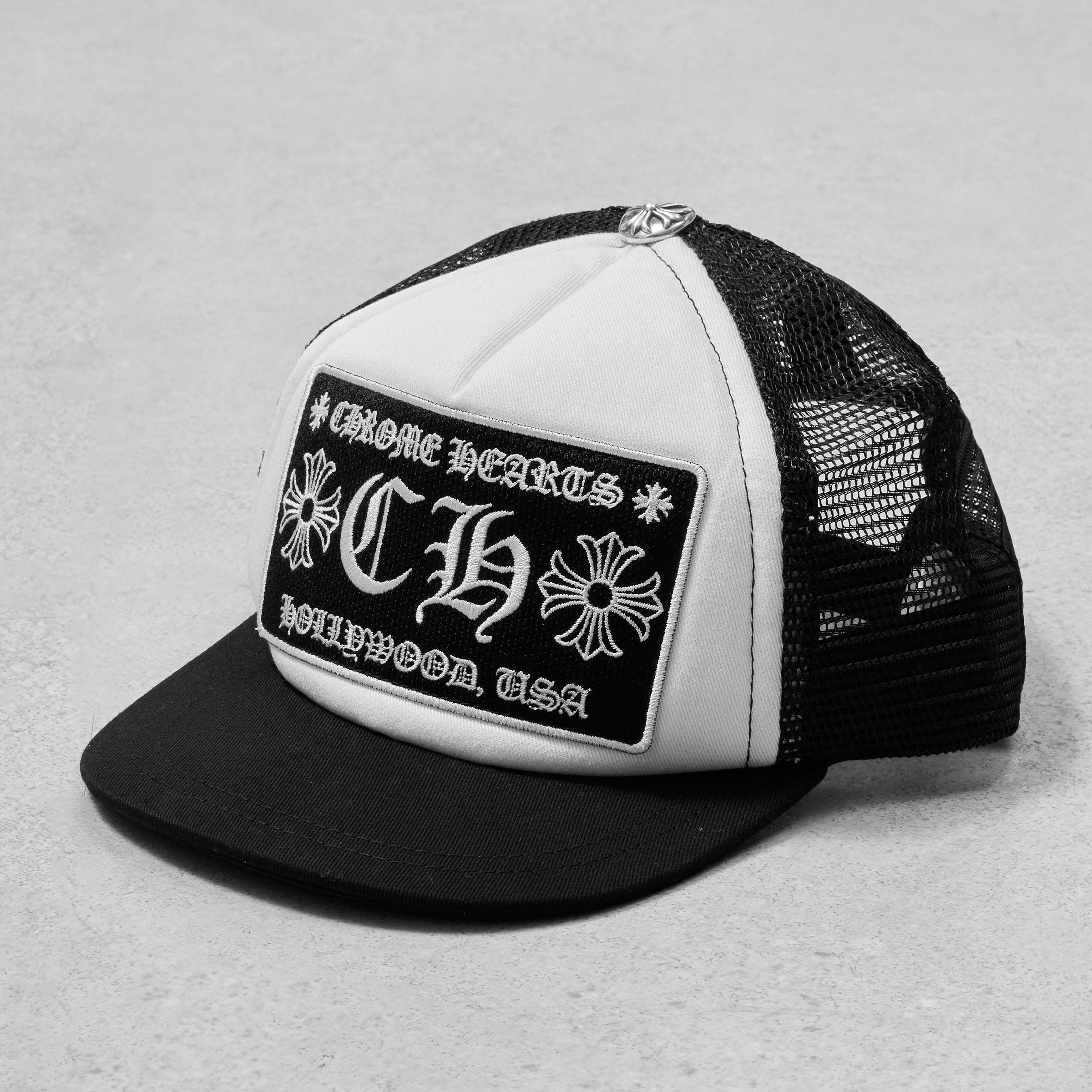 Chrome Hearts CHROME HEARTS CH Hollywood Trucker Hat BLACK