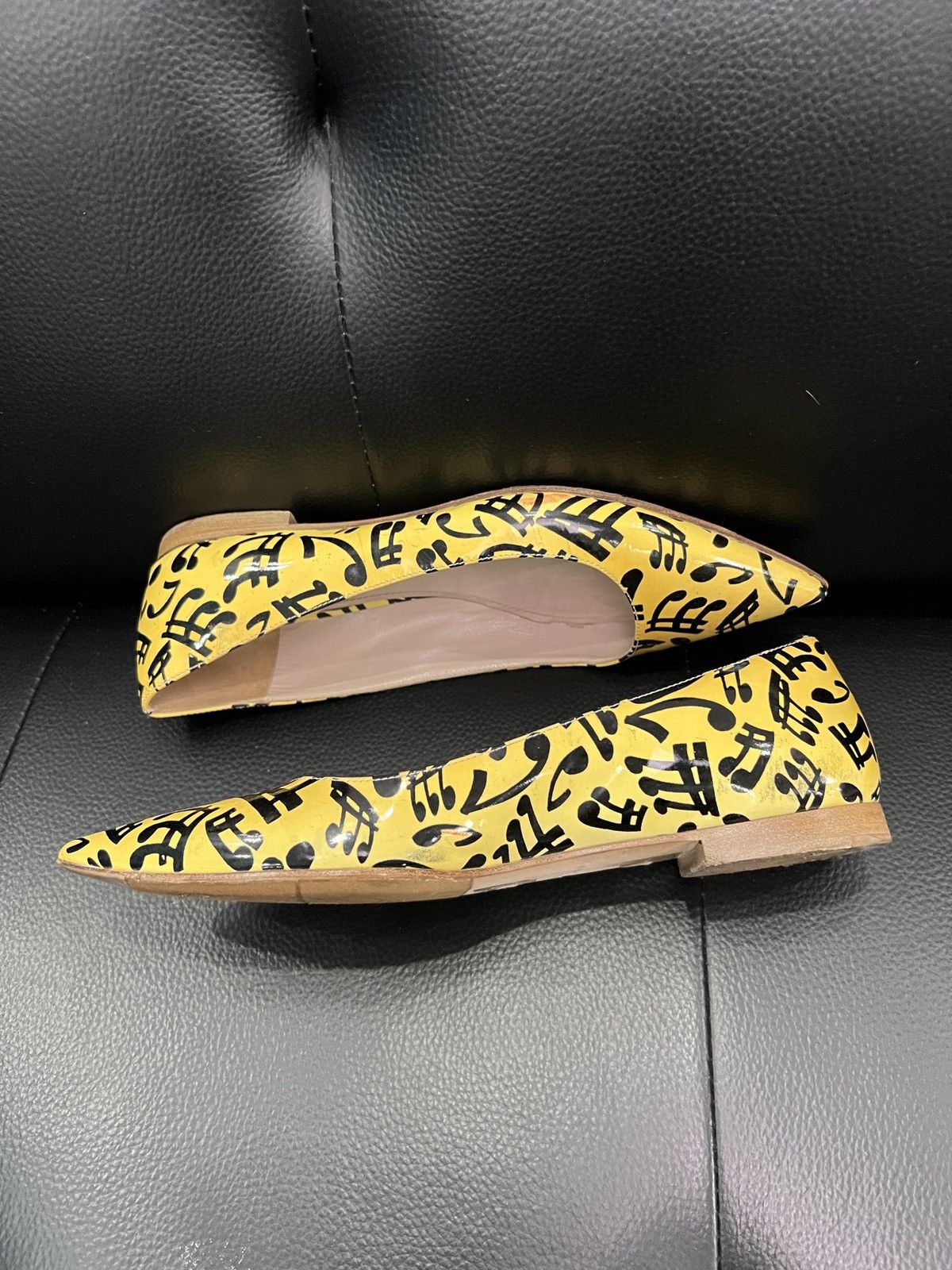 Miu Miu Miu Miu Musical Note Pointed-Toe Flats Size US 7 / IT 37 - 13 Thumbnail