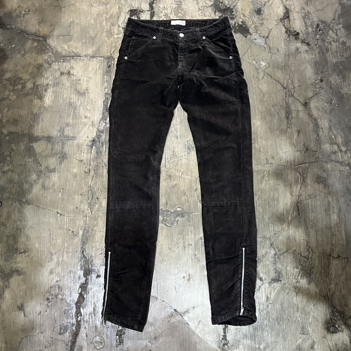 UNIQLO x UNDERCOVER BLACK CORDUROY PANTS W/ ANKLE ZIPS