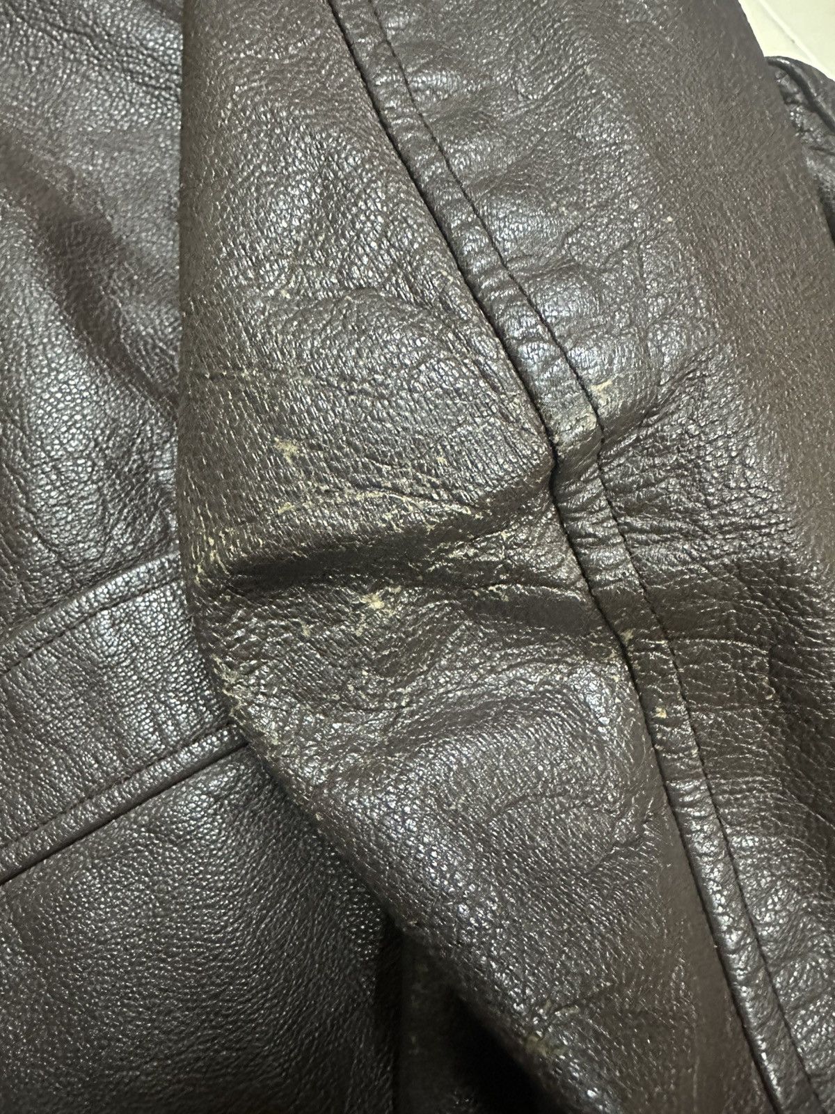 Vintage Vtg 60s G1 vietnam warr issue leather jacket / size 42 Size US M / EU 48-50 / 2 - 13 Thumbnail