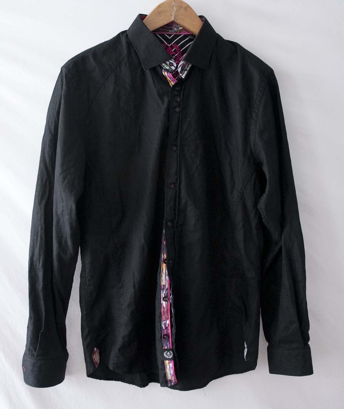 Au Noir Au Noir Shirt Abstract Size 3 /M Black Size US M / EU 48-50 / 2 - 1 Thumbnail