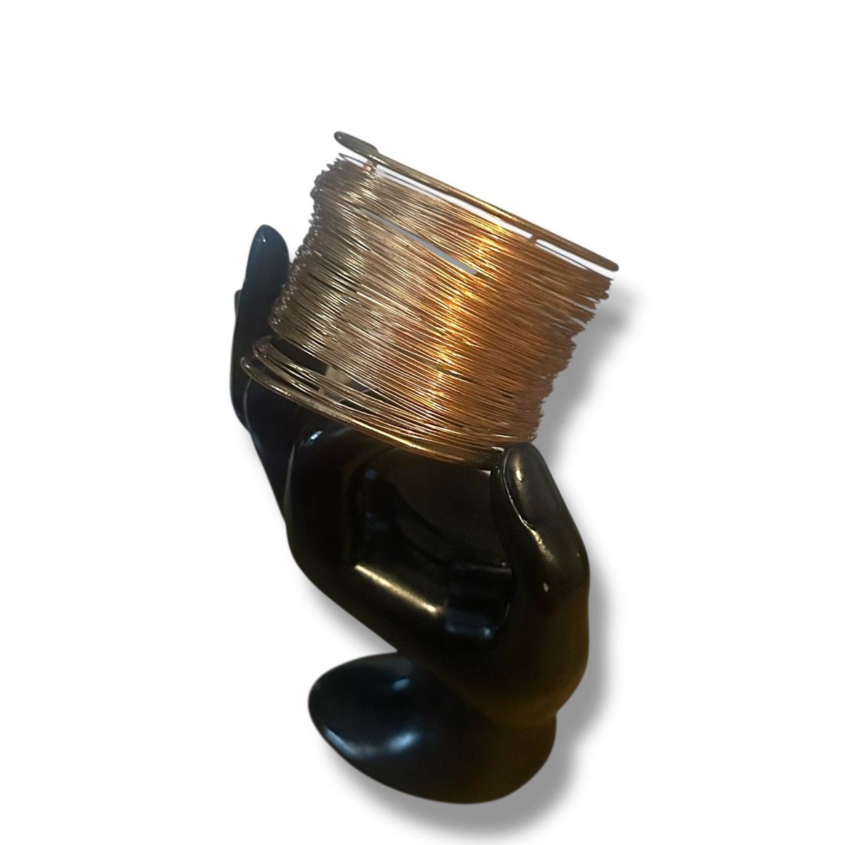 Other Wide copper multi wire cuff bracelet Size ONE SIZE - 3 Thumbnail