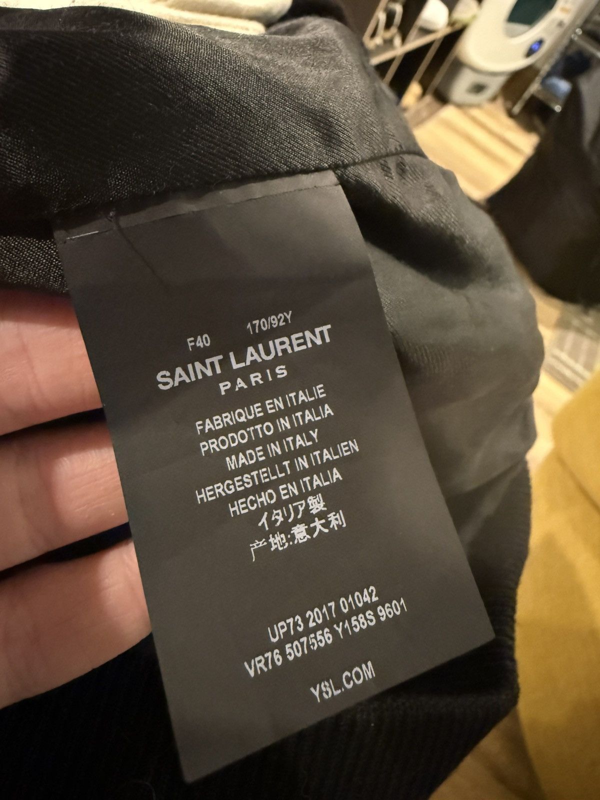 Saint Laurent Paris Saint Laurent Heaven Leather Teddy Jacket Size US M / EU 48-50 / 2 - 6 Thumbnail