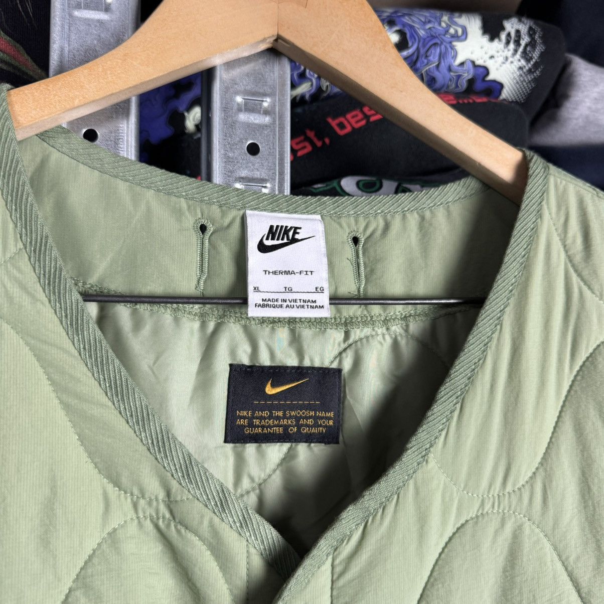 Nike NIKE LIFE MILITARY STYLE INSULATED LINER VEST Sz X-LARGE Size US XL / EU 56 / 4 - 4 Thumbnail