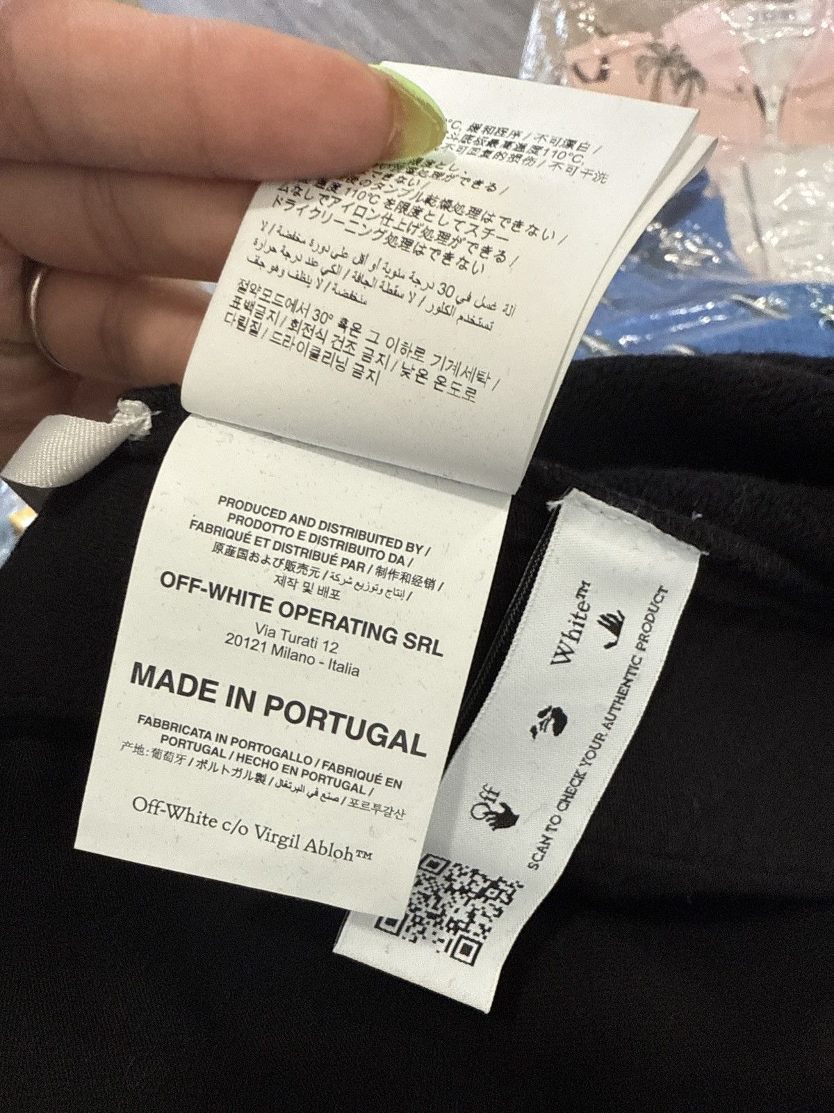 Off-White Off White Black shorts Size US 41 - 4 Thumbnail