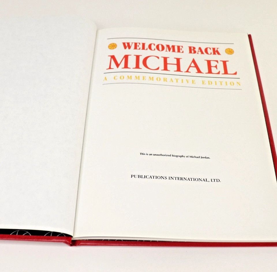 Other Hardcover Book 1995 NBA Jordon Size ONE SIZE - 6 Thumbnail