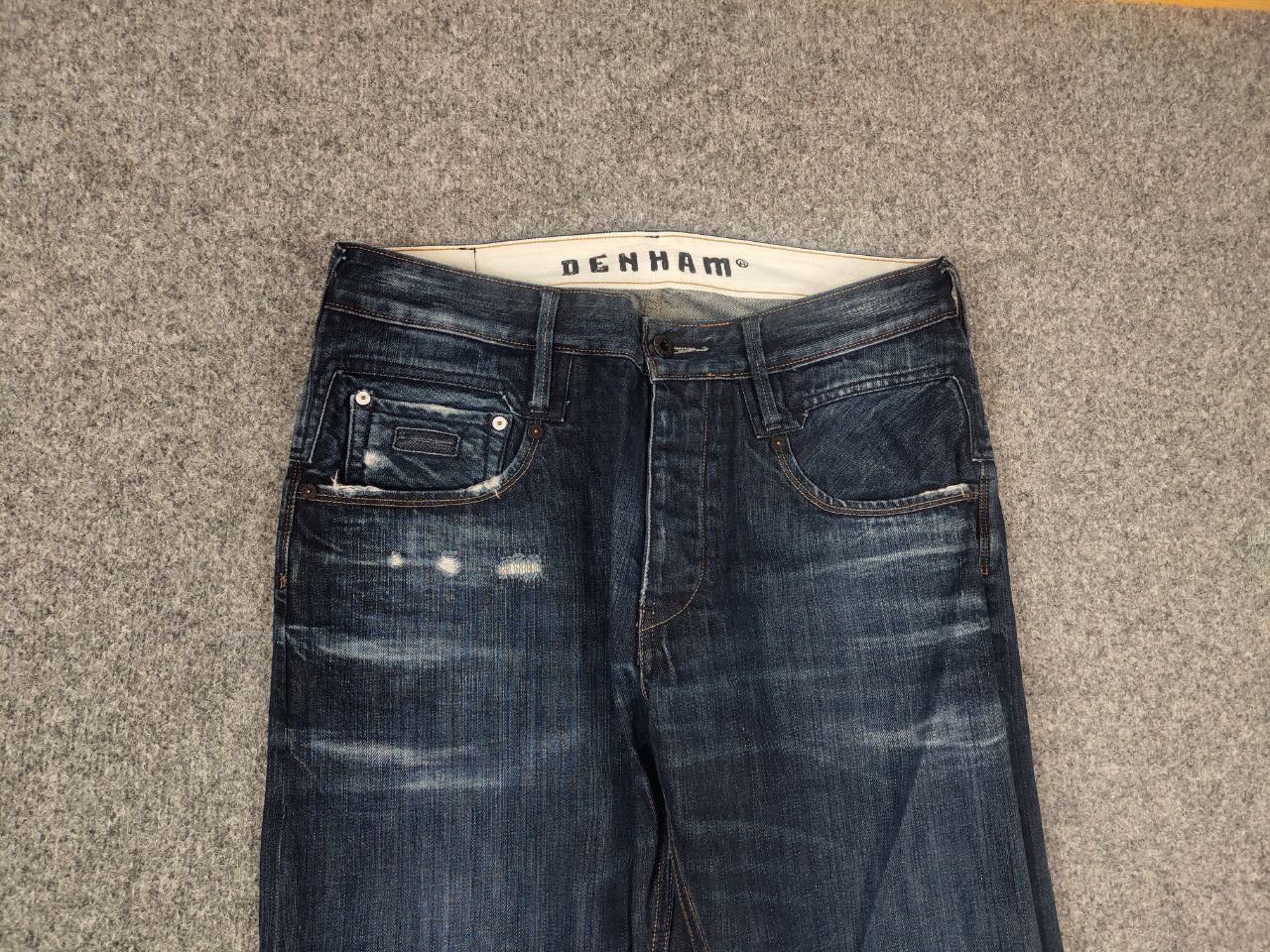 DENHAM Denham the jeanmaker cutter Vintage Japan Denim Faded Jeans Size US 32 / EU 48 - 4 Thumbnail