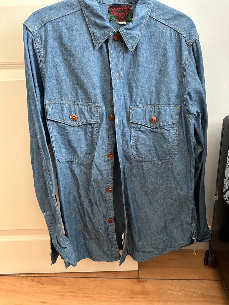 Freewheelers Freewheelers Youth Denim Shirt Size US L / EU 52-54 / 3 - 1 Thumbnail