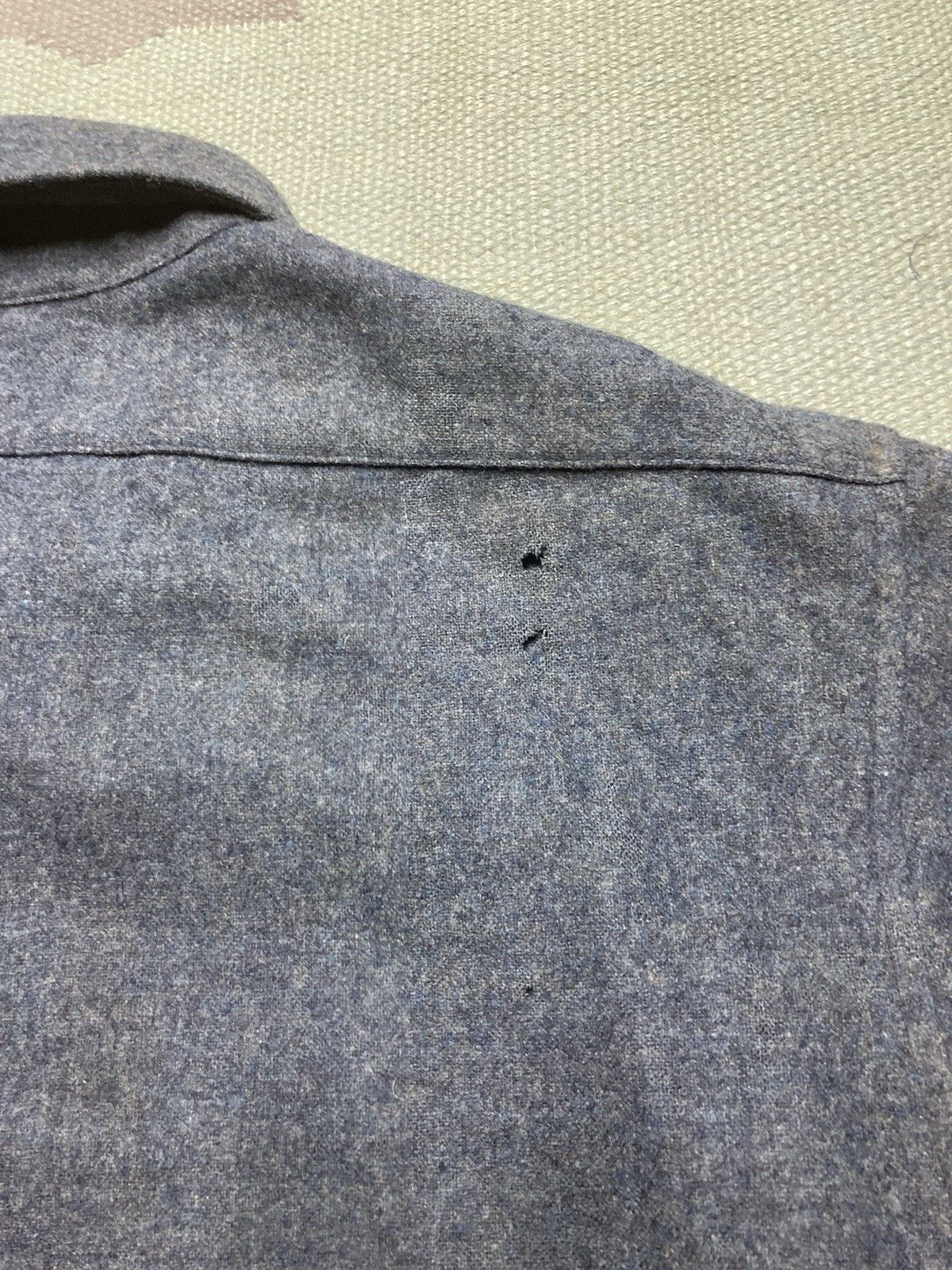 Vintage Vtg Pendleton button shirt dark blue gray one pocket small Size US S / EU 44-46 / 1 - 11 Thumbnail